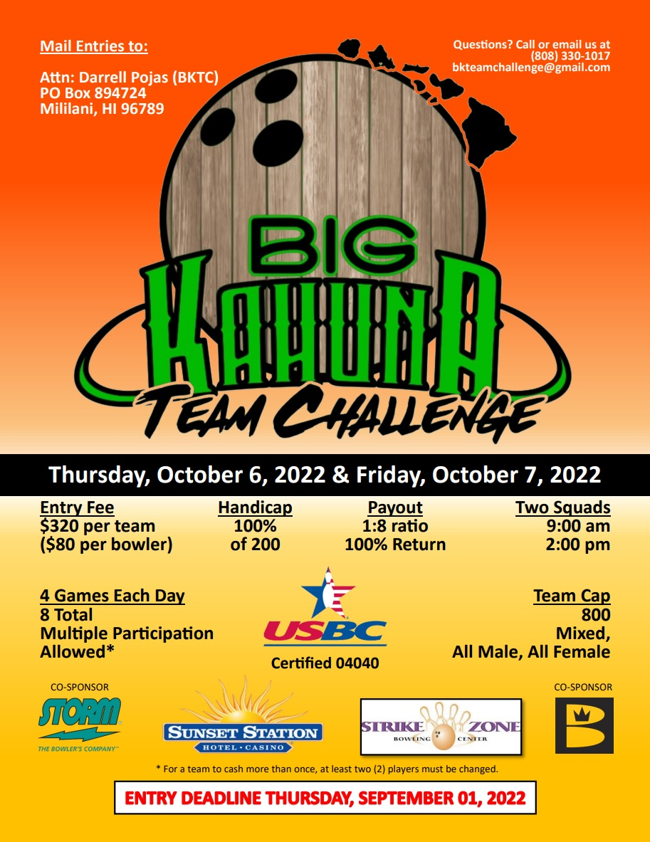 Big Kahuna Team Challenge