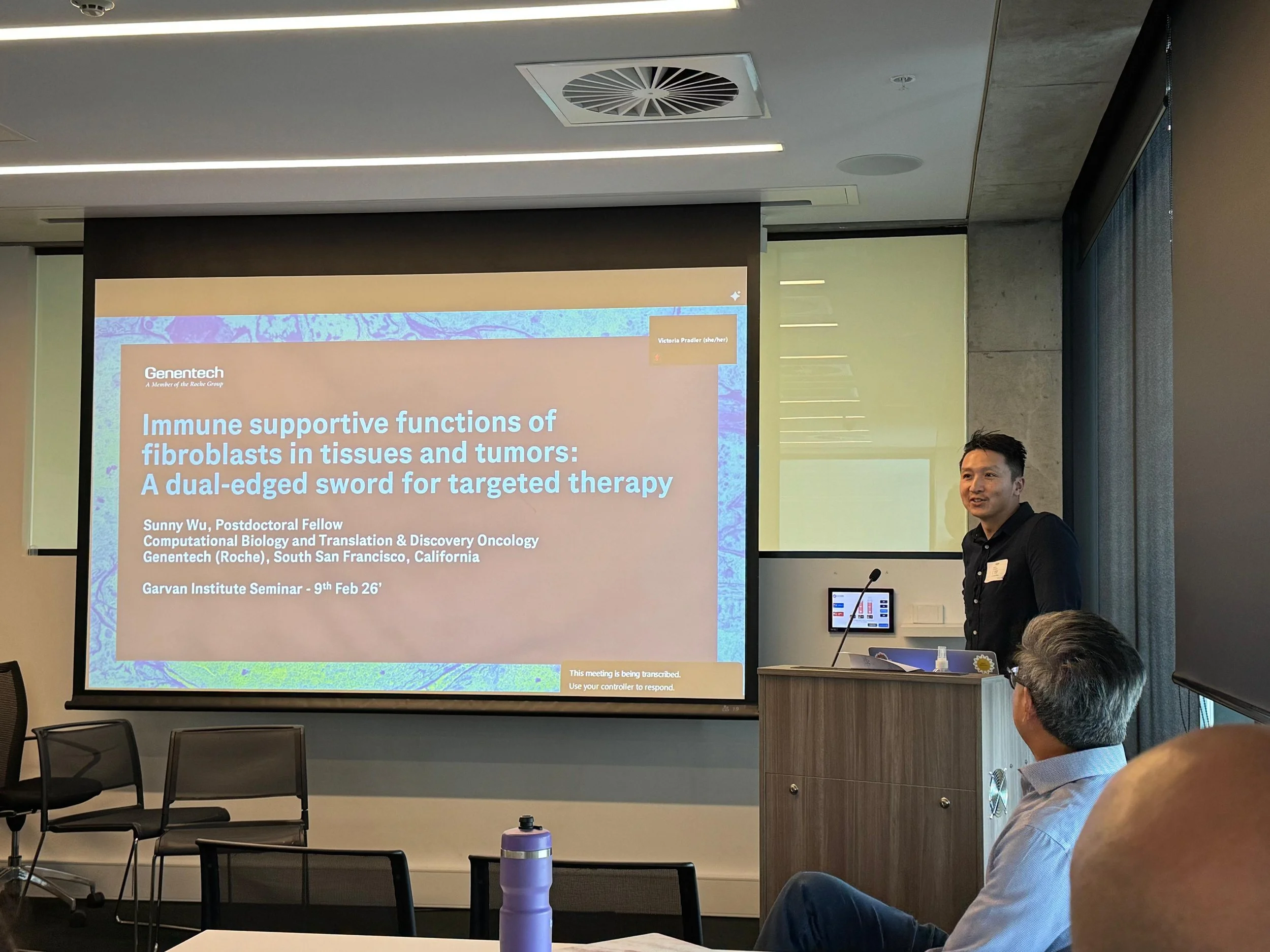 Dr Sunny Wu drops in