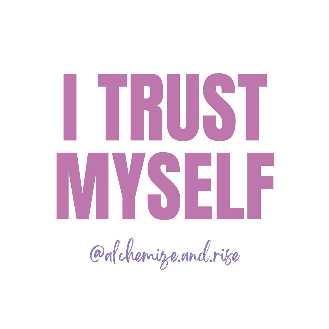 What does it look like to trust yourself? Do you trust in your word? Your decisions? Your work? In your timing? 

&ldquo;I trust that I am deepening in my trust when I listen, reflect, and check in with myself.&rdquo; 💜
.
.
.
#trust #faith #acceptan
