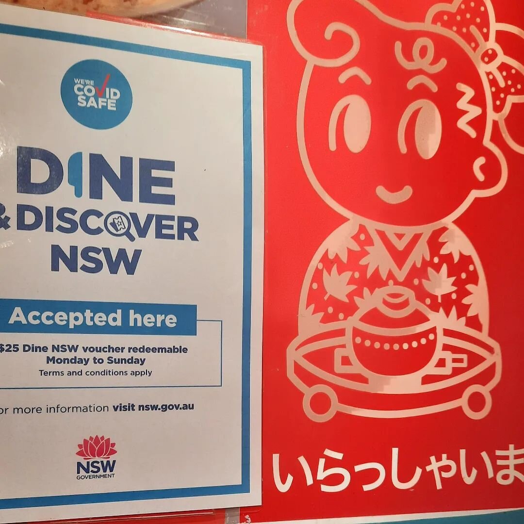 We accepted NSW Dine voucher !!
Lots of meals and drinks spend $25
#sydneylunch #Japanesefood #海外日本食 #シドニーライフ