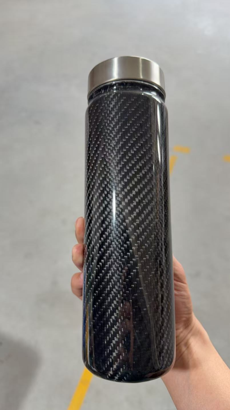 EZCarbon Food Safe Pre-preg Carbon Fiber Mug Design