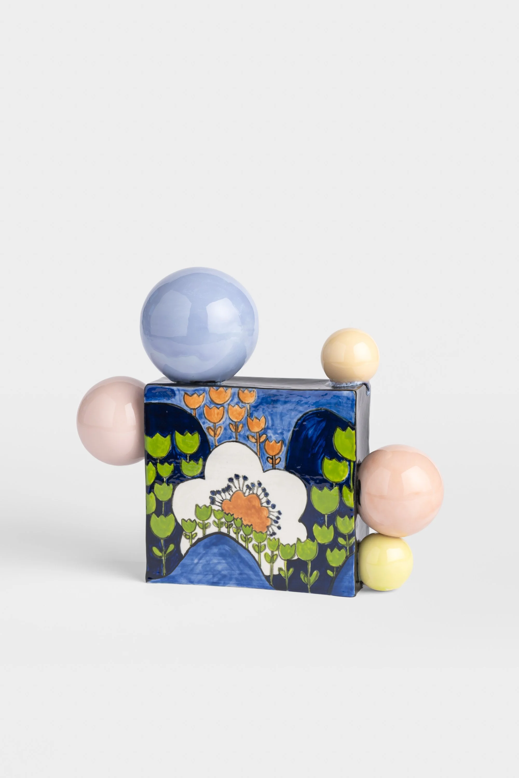 After Sunrise, 2026. Glazed porcelain, lustre. 28h x 33w x 10d cm. Image: Mark Pokorny
