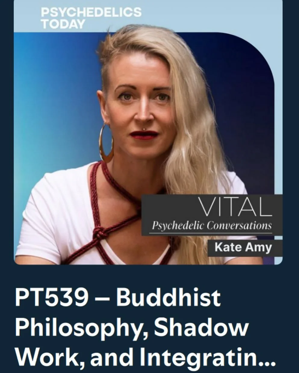 Thanks to @psychedelicstoday &amp; their VITAL program for introducing me to Diego Pinzon for this interesting conversation. 

https://open.spotify.com/episode/1YL6bymY5Vl8Tu0OBHqELs?si=nrhlT-g-SXmgQtZQqY4k7w

#psychedelicsoul #psychedelicscience #ps