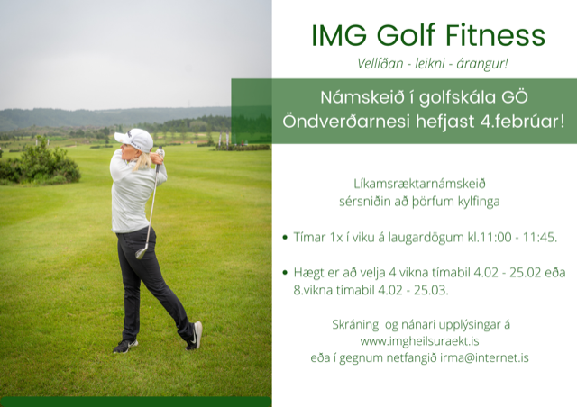 IMG Golf Fitness - Ný námskeið að hefjast!
