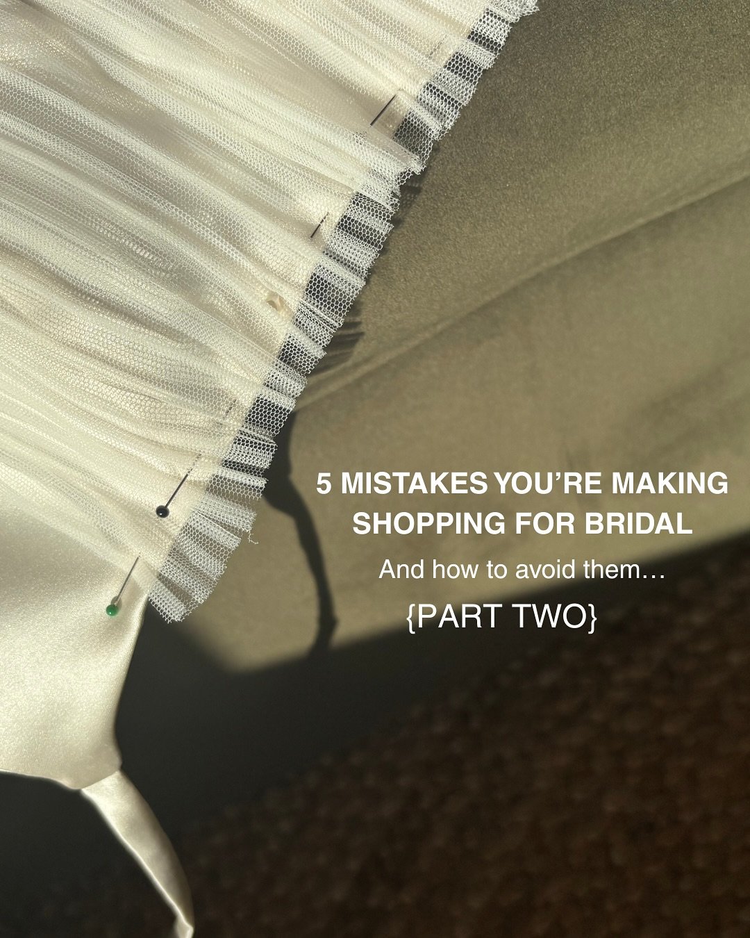 Common mistakes to avoid when shopping for bridal 💫 Part two 🫶 

Don&rsquo;t forget to save for later or share with a bestie in her bridal era 💌 

#bridalshoppingtips #bridalera #bridalshopping #luxurybridal #bespokebridal #bespokeweddingdress #ha