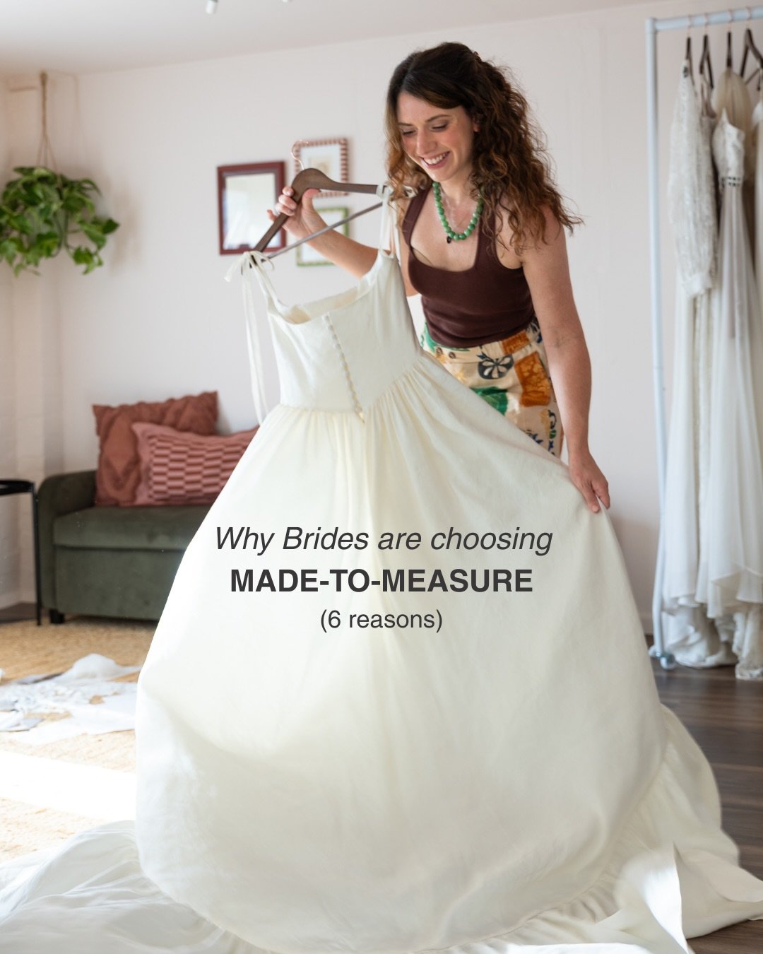 If you&rsquo;ve ever been curious about the made-to-measure journey to your dream wedding dress, here are just a few of the benefits of shopping this way 💫

Over the years, I&rsquo;ve had the joy of working with so many wonderful brides, seeing firs