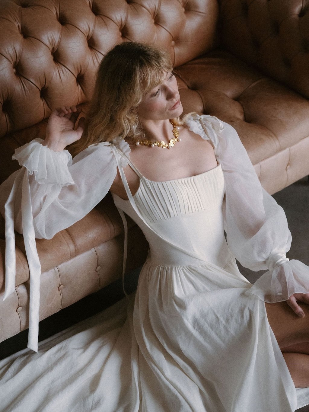 ✨ The Myth Sleeves ✨

The bridal detail you didn&rsquo;t know you needed&hellip; but won&rsquo;t be able to stop thinking about.

Crafted from dreamy crinkle silk georgette, the Myth sleeves are light, airy, and full of texture. Softly gathered at th