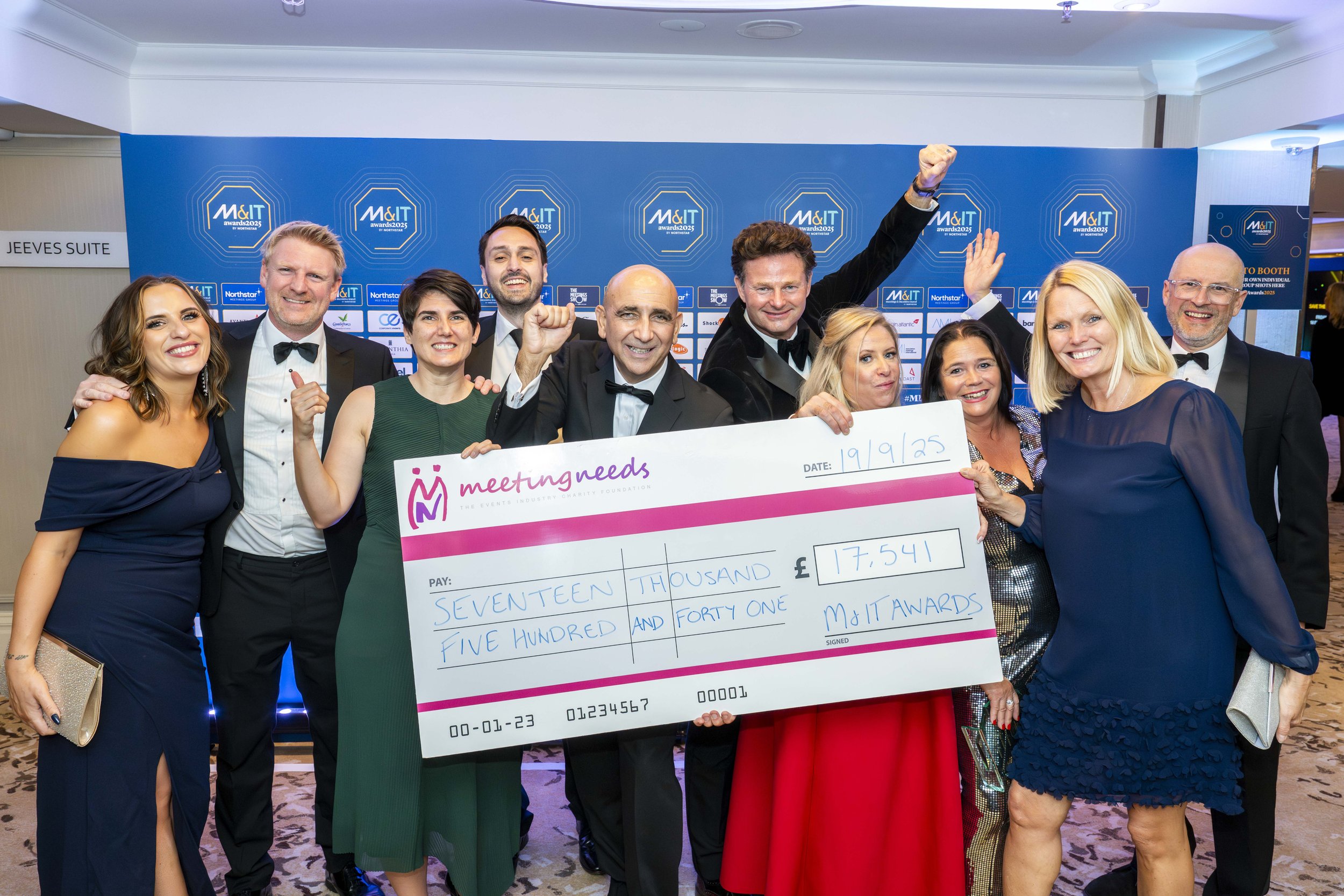 Meeting Needs raises over £17k at M&amp;IT Awards 2025