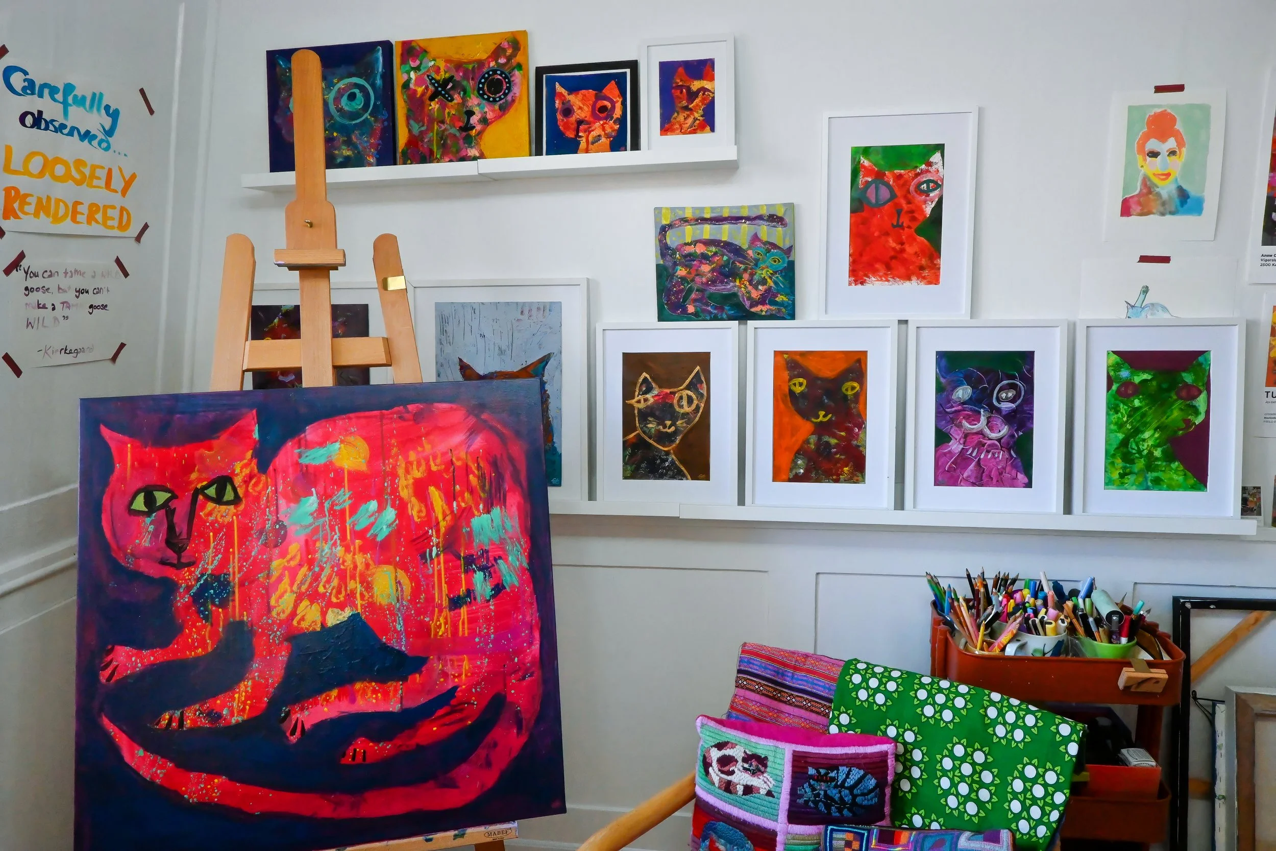 Three things in my studio I absolutely could not possibly live without