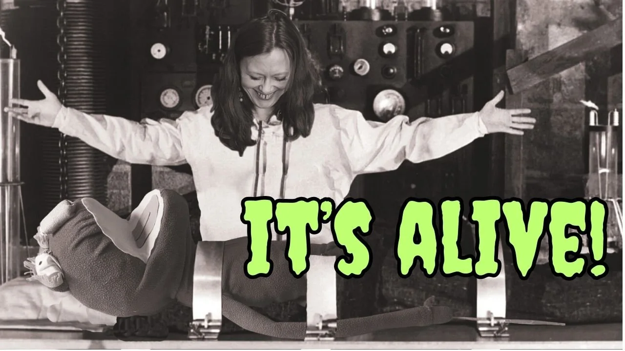 I created a monster! (and by monster I mean puppet)