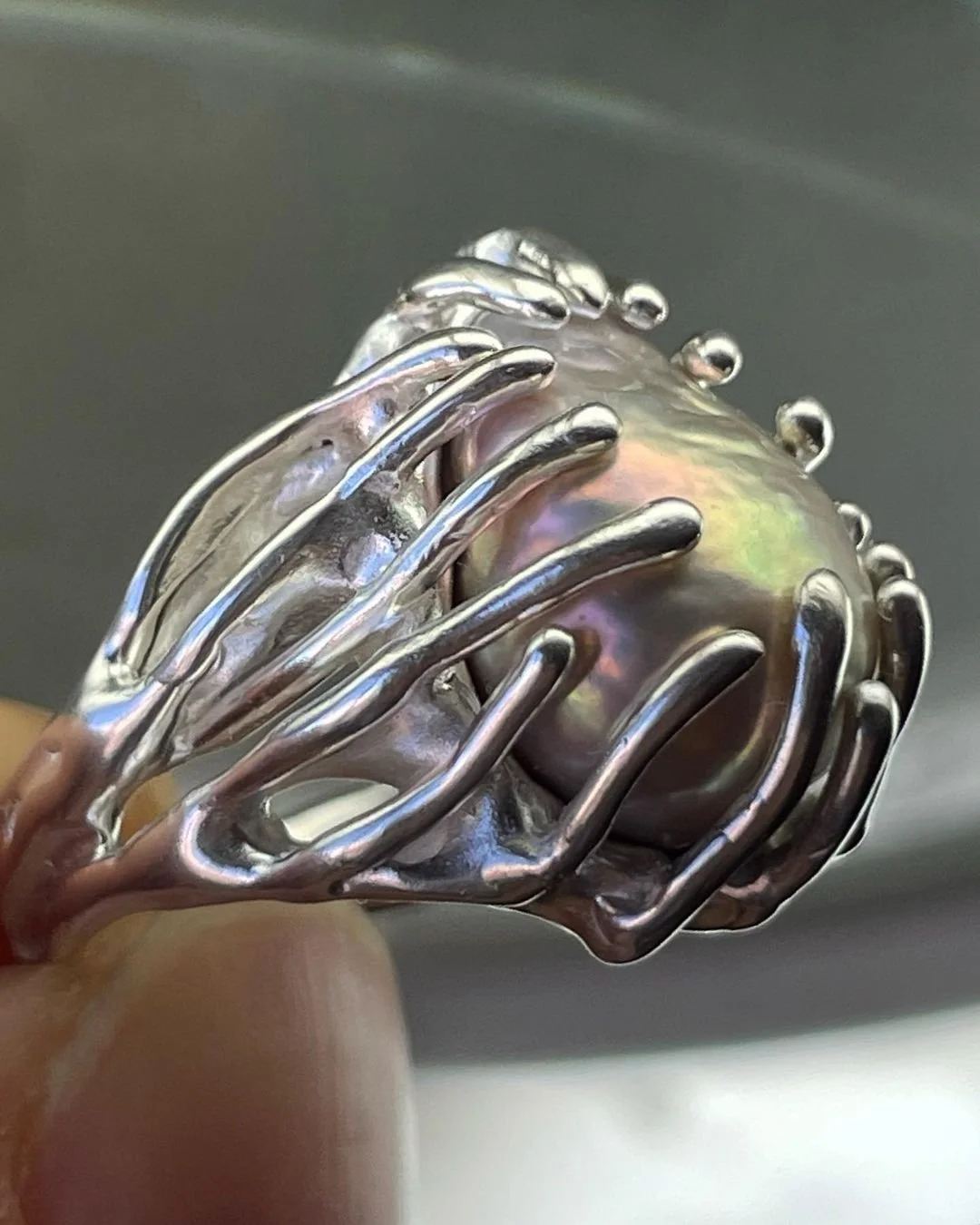 One of fav custom pearl ring 🫠 colours of Keshi pearls are pure magic.jpg