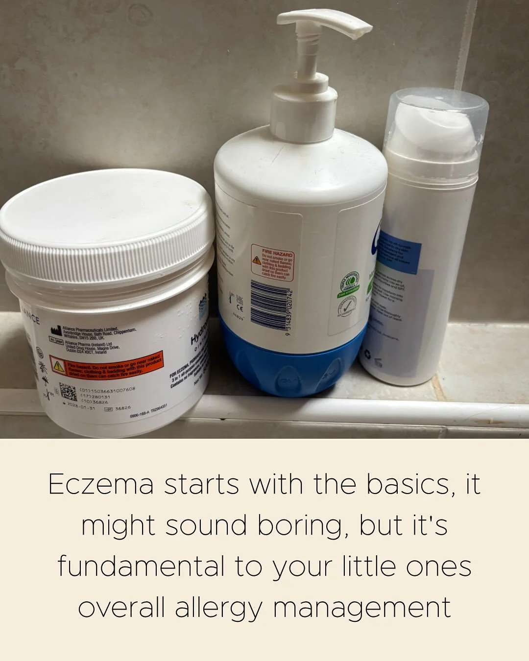 Eczema Essentials masterclass goes live Wednesday 29th. This is for you if you have โฌ๏ธ
๐งดNo eczema support
๐งดYour little ones eczema keeps flaring 
๐งดYou’re scared and worried about topical steroids 
๐งดYou’re not sure how to navigate nex