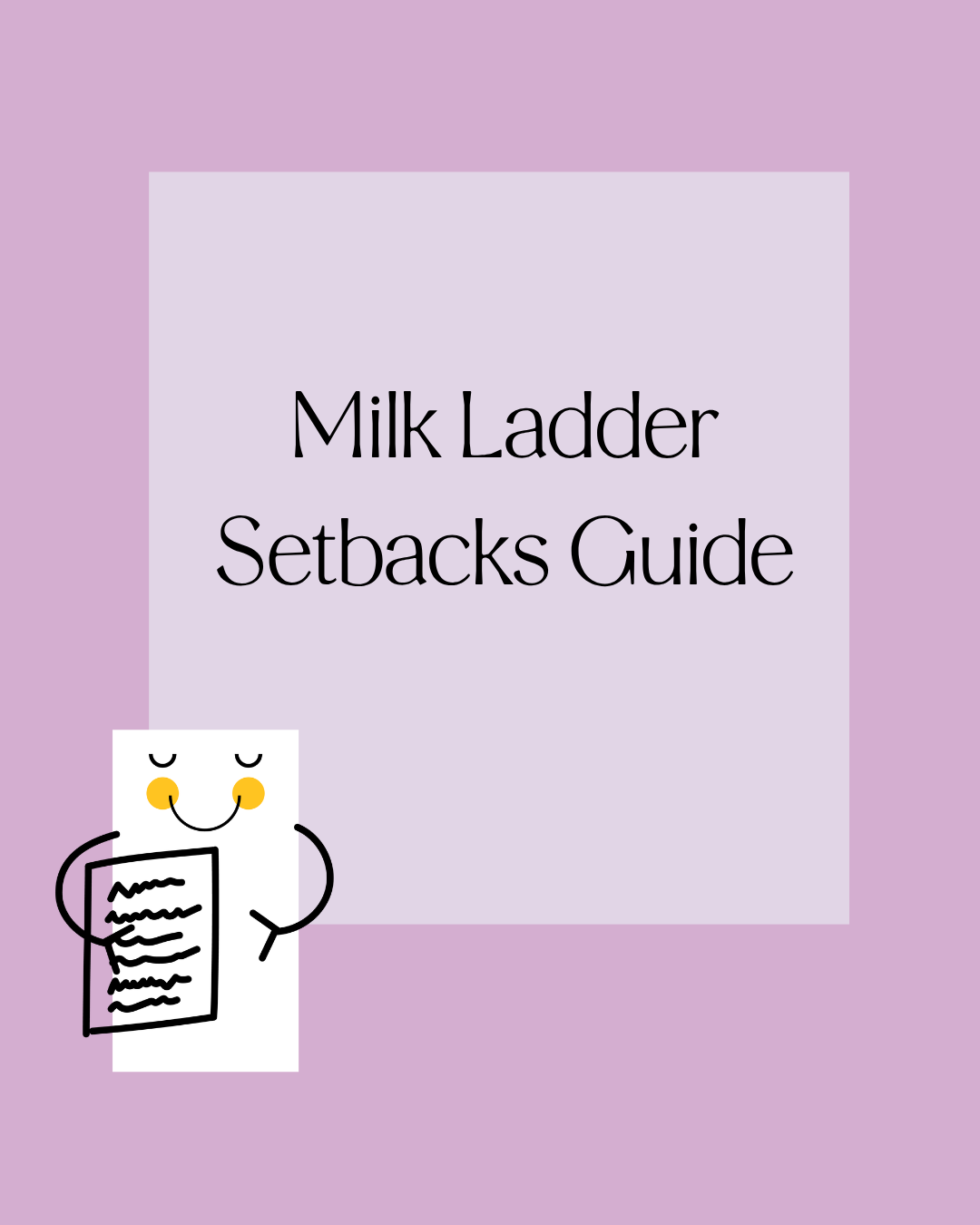 Milk Ladder Setbacks Guide