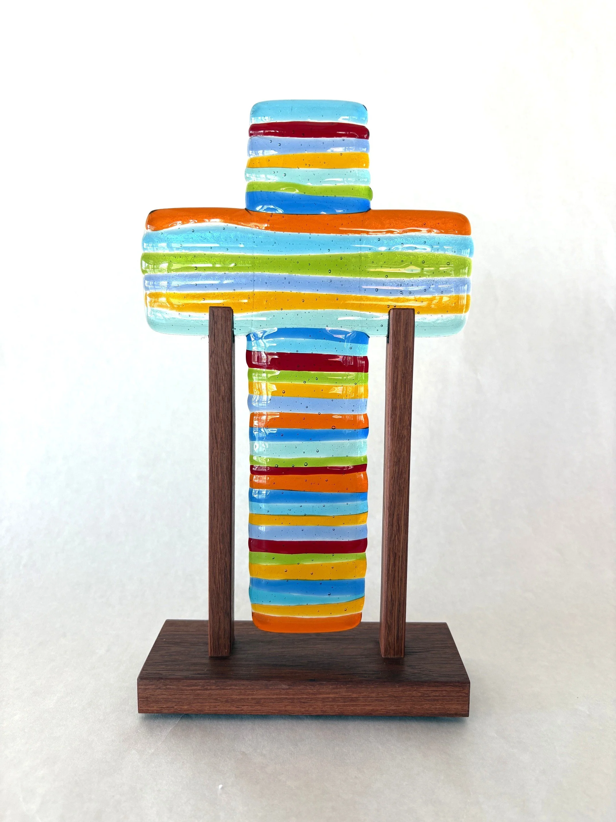 250mm cross, turquoise, red, sky blue, true blue, spring green, orange and yellow.JPG
