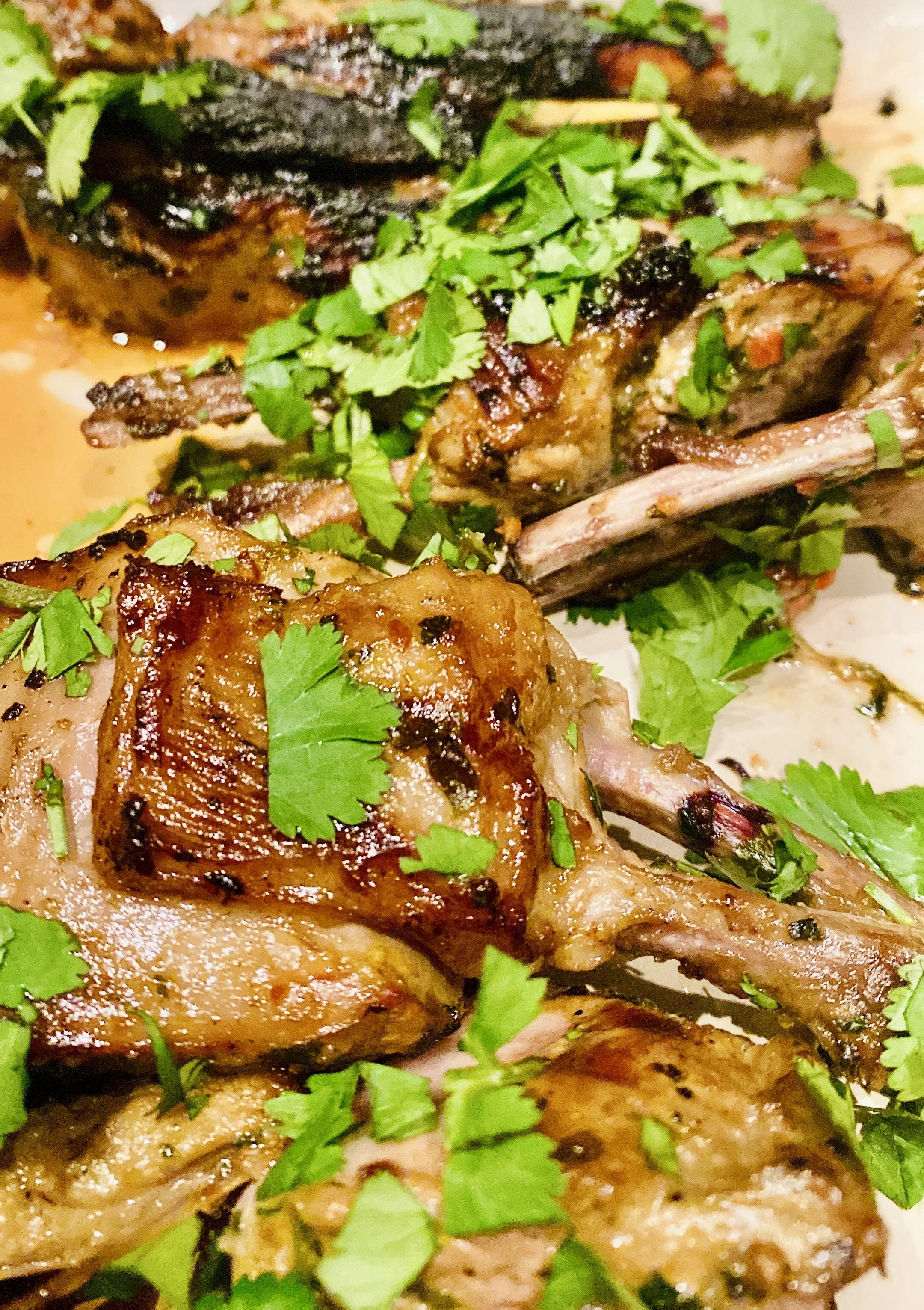 Lammecarré med Koriander og Honning