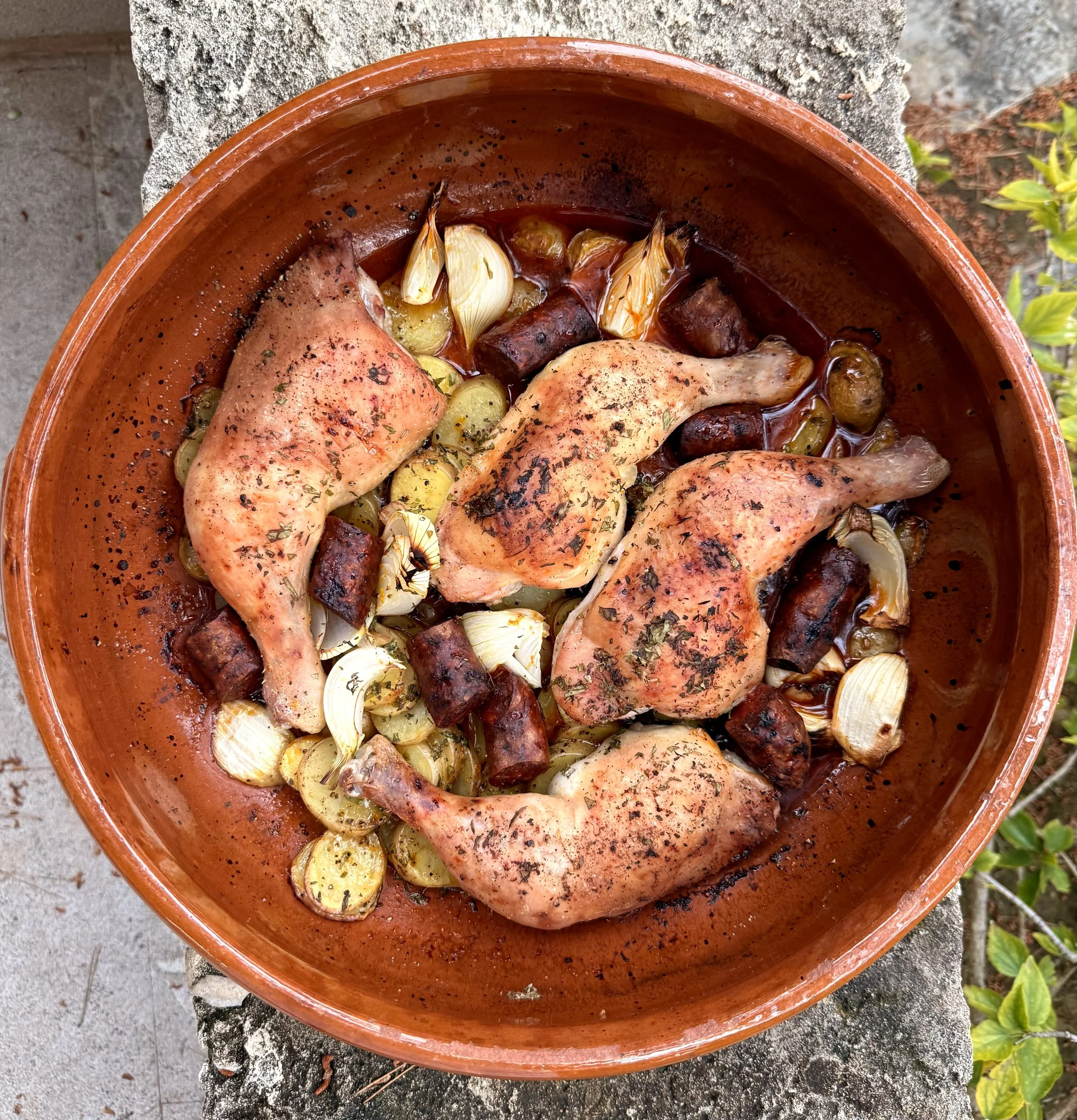 Kyllinglår med Chorizo og Appelsin