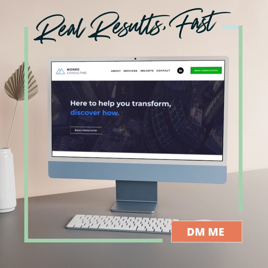 🔥 Real Results, Real Success! 🔥

Steve Bannister from Monro Consulting experienced firsthand the power of a partnership with me for web design solutions. 🌐💼

🙌 When their website suddenly vanished, Steve turned to me for help. With determination