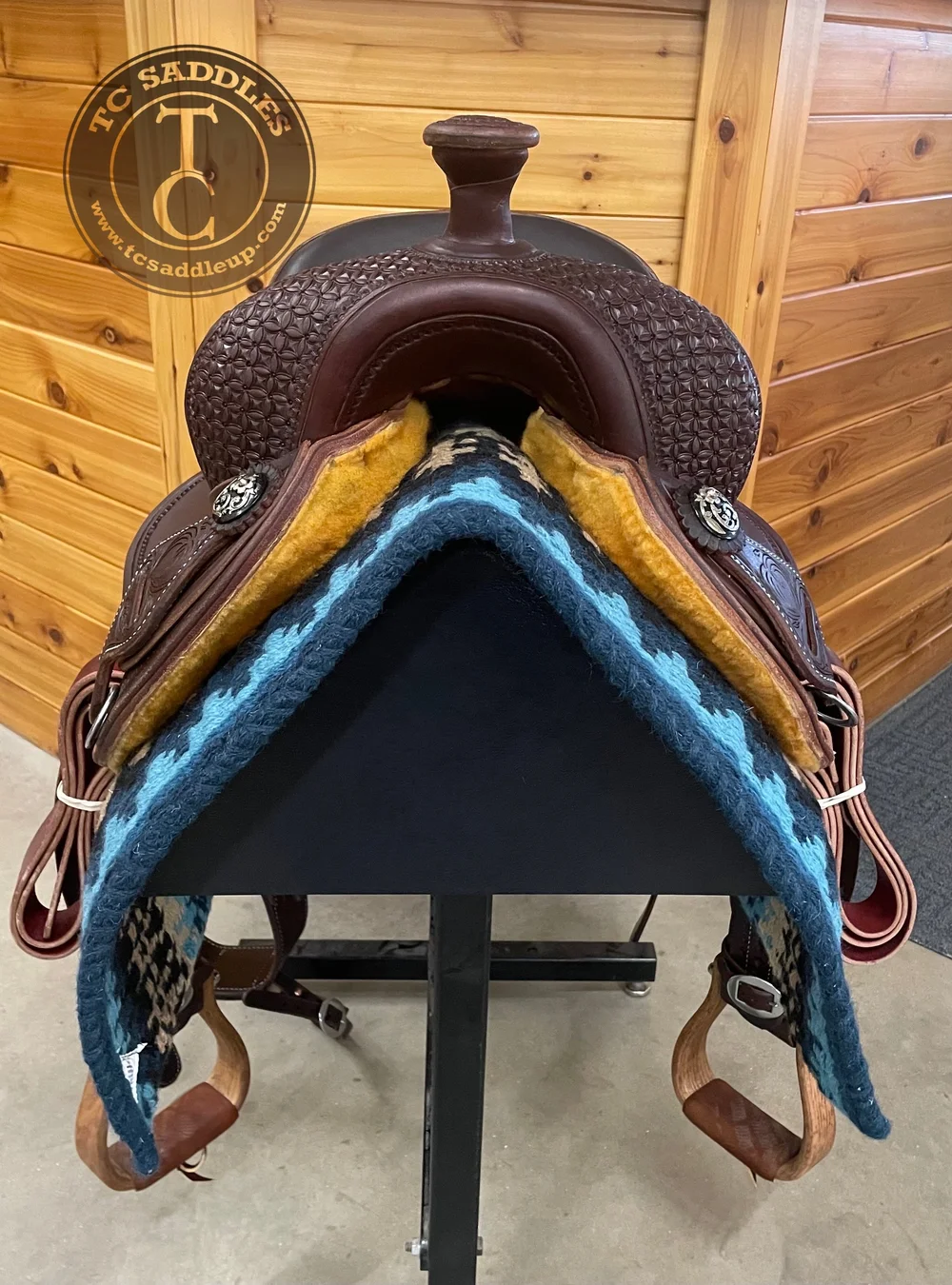 SOLD. Jeff Smith 16” Light Weight DL Cow Horse — TC Saddles & Tack