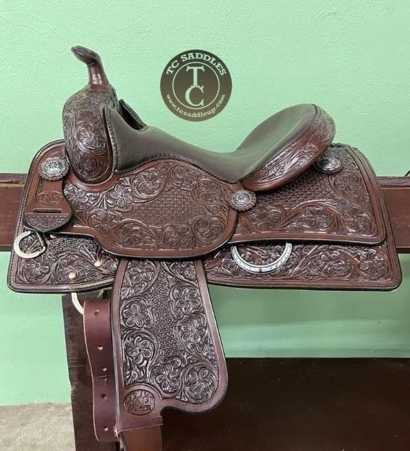 SPRING BOB'S SALE!  Coming (RESERVE THIS MODEL)!  Bob’s Custom Saddle 15” Lady Reiner, B25-393