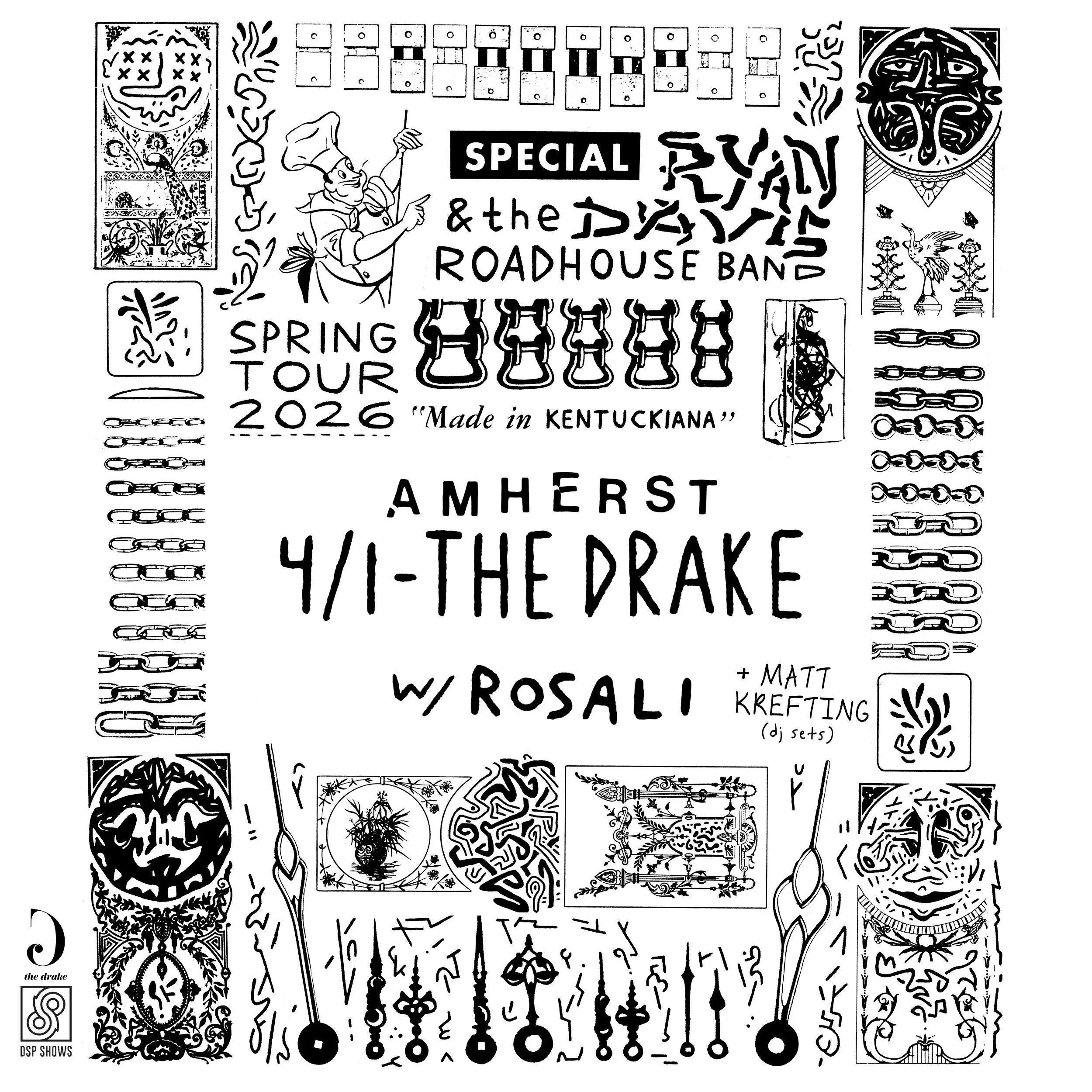 Ryan Davis + The Roadhouse Band - w/ Rosali, &amp; DJ Matt Krefting