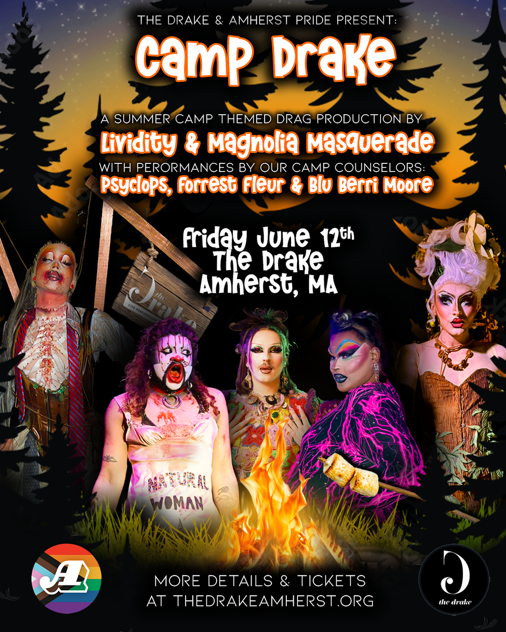 AMHERST PRIDE PRESENTS: CAMP DRAKE — The Drake Amherst