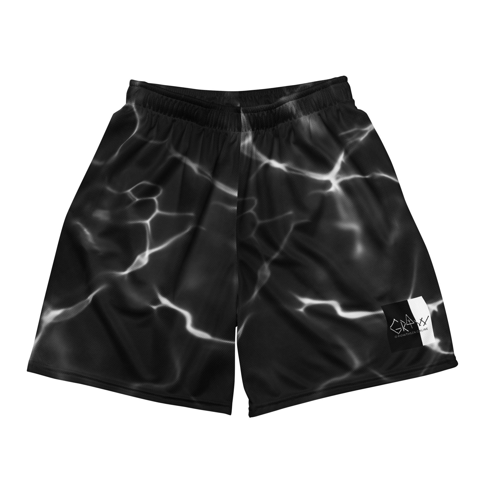 all-over-print-recycled-unisex-mesh-shorts-white-front-661e9f8a22da5.png