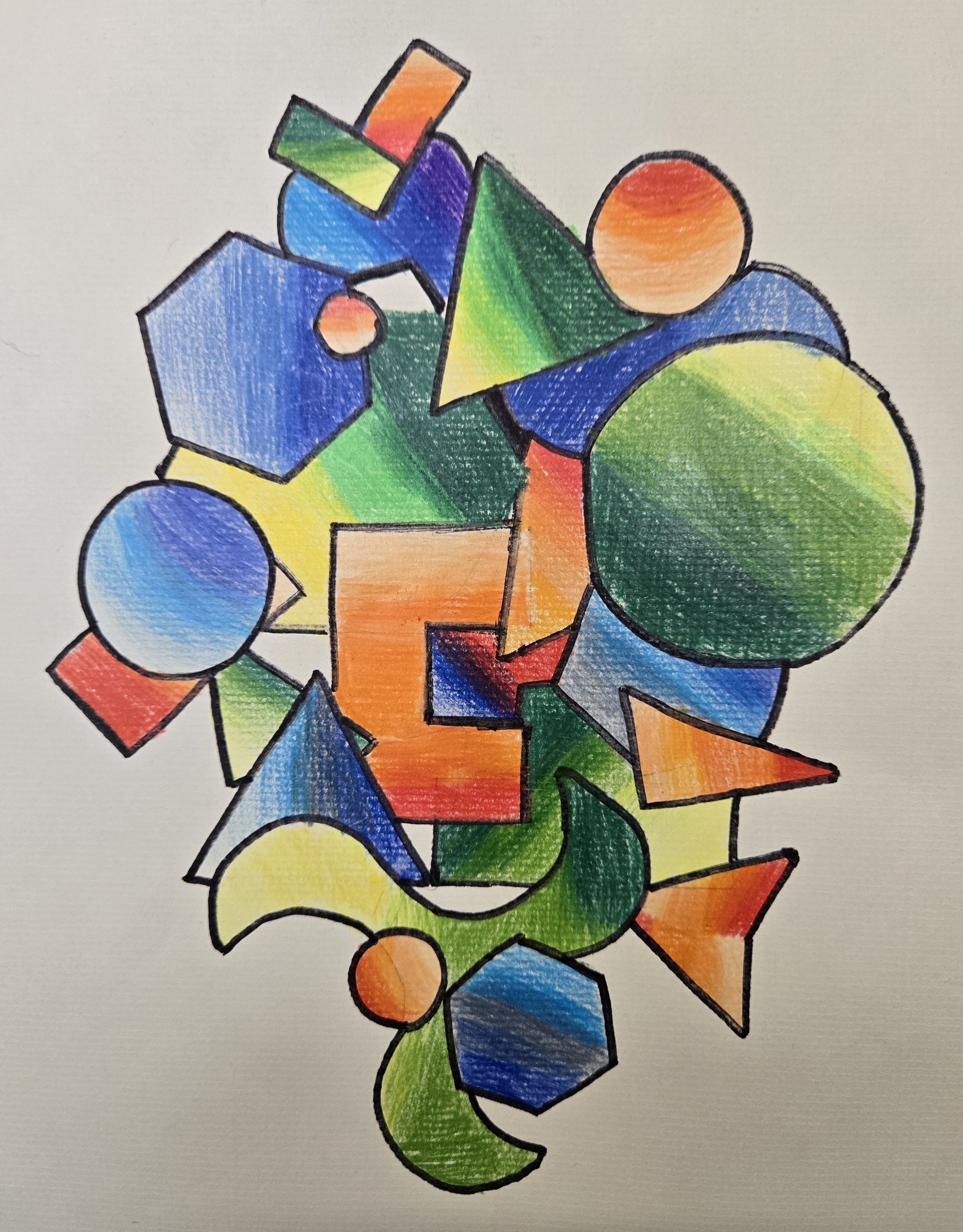 "Shapes and Values II" by Keegan Coakley