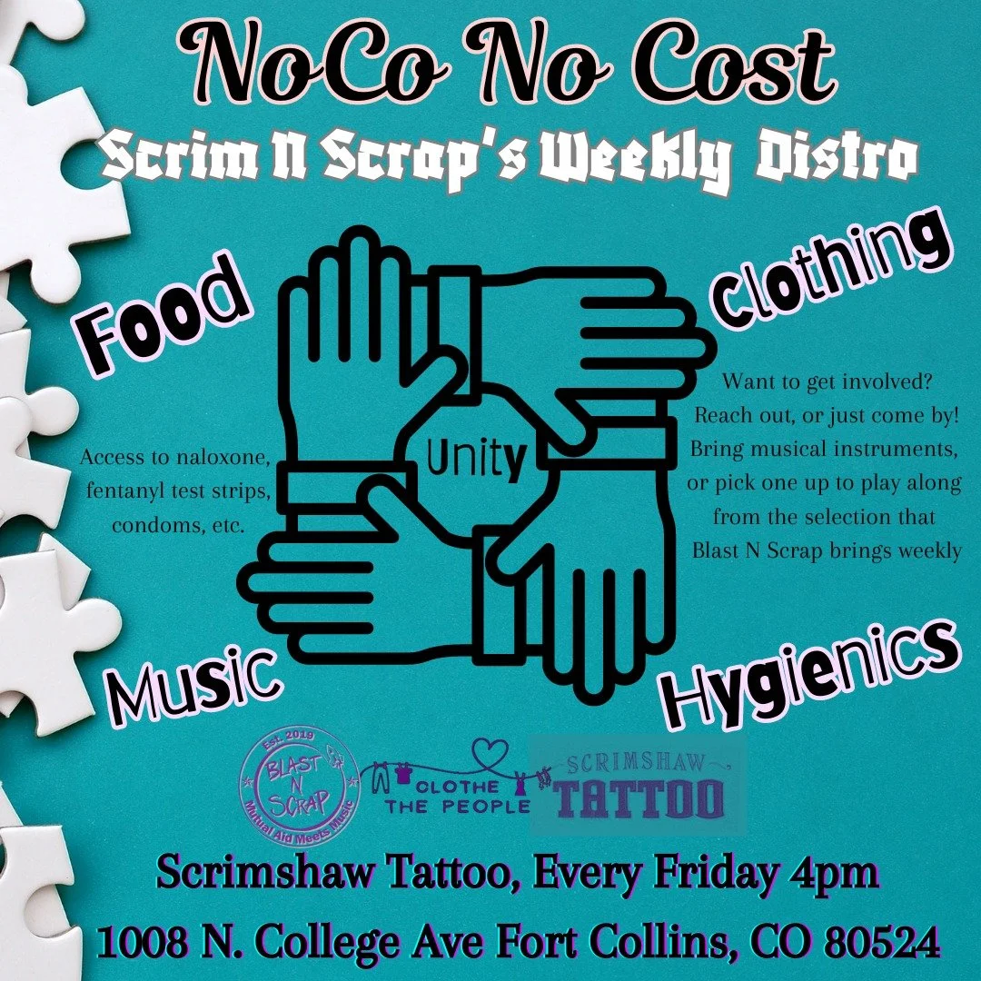 NoCo No Cost: Weekly Redistribution of Basic Needs