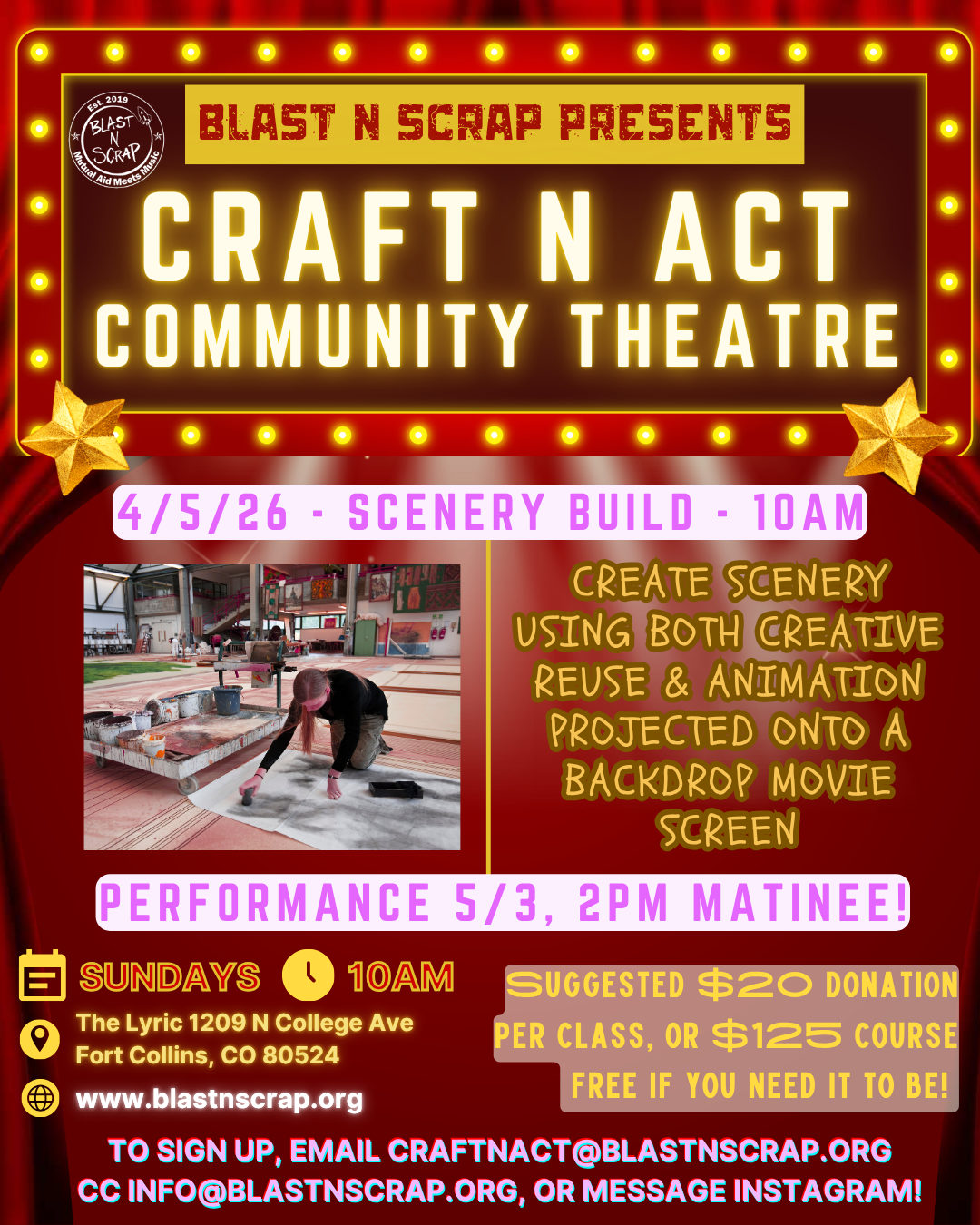 Craft N Act: Scenery Build (Week 5)