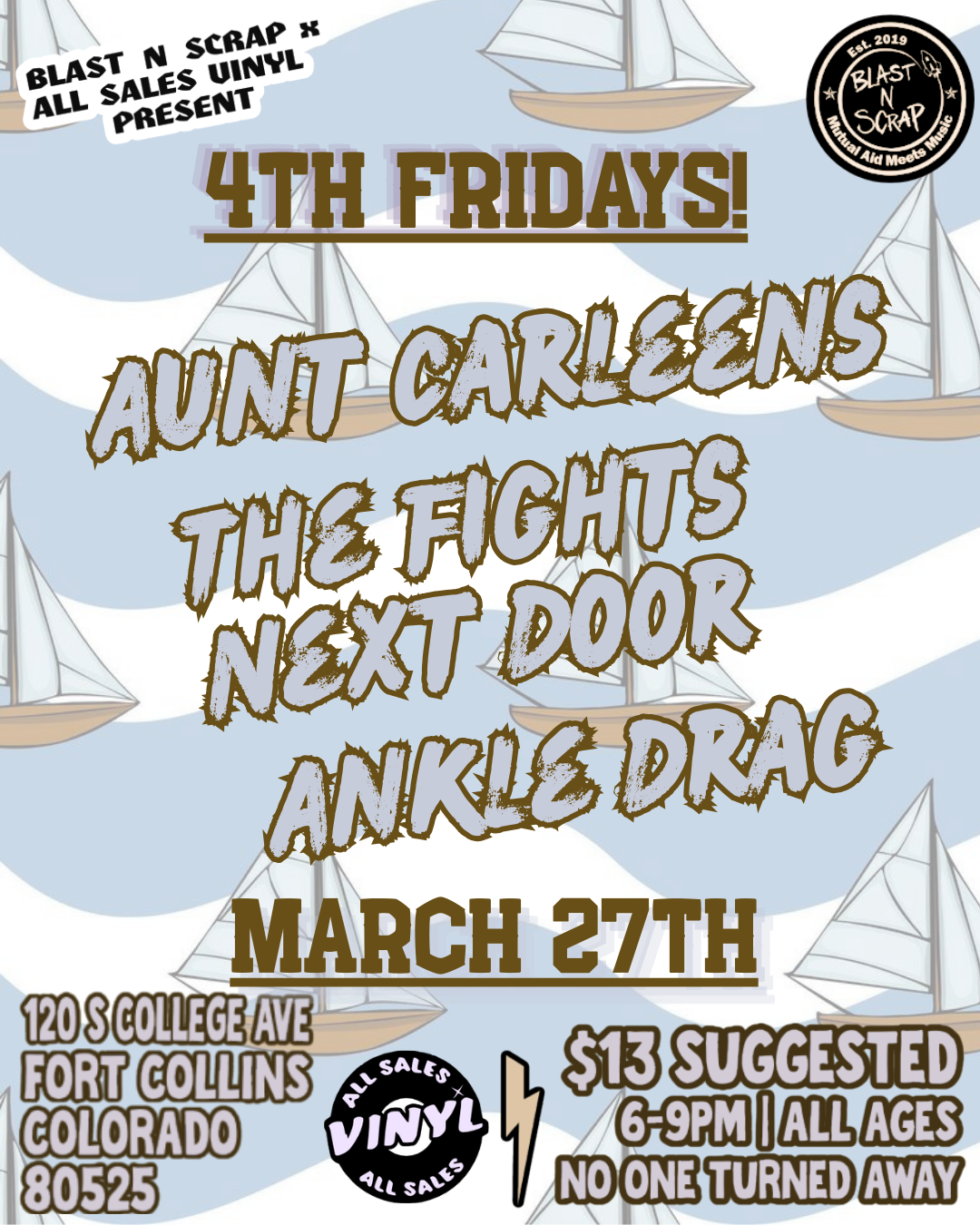 Aunt Carleens/The Fights Next Door/Ankle Drag