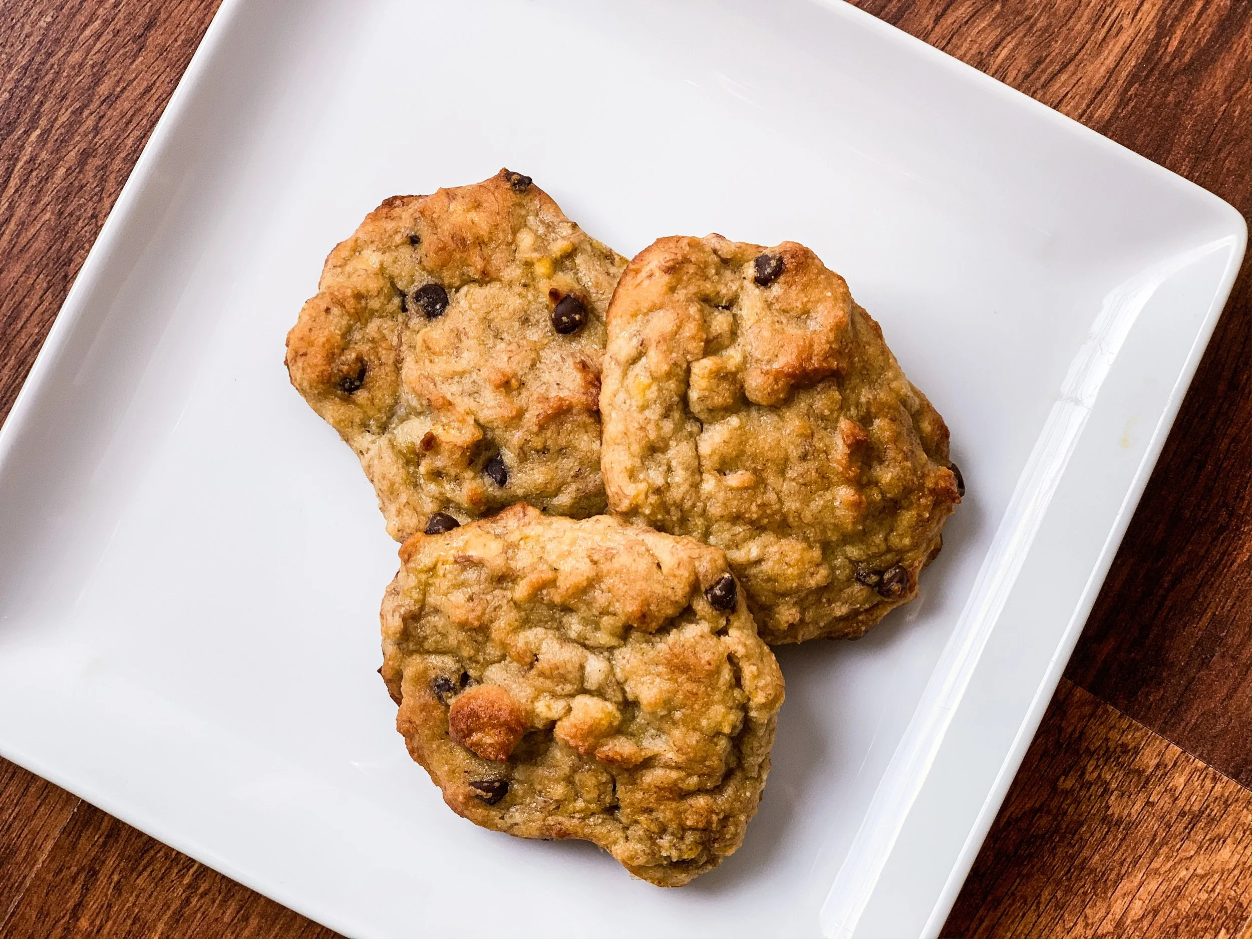 Banana Chocolate Chip Cookies