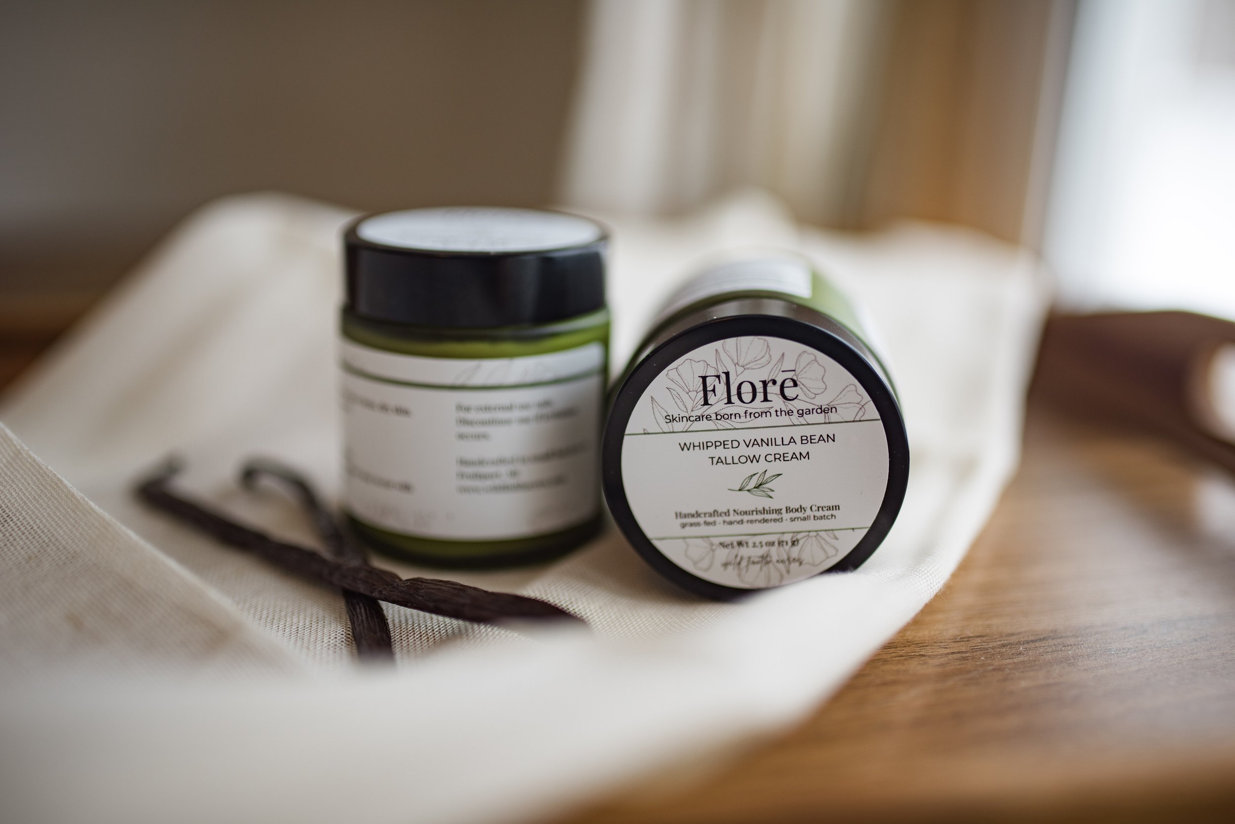 Whipped Vanilla Bean Tallow Cream