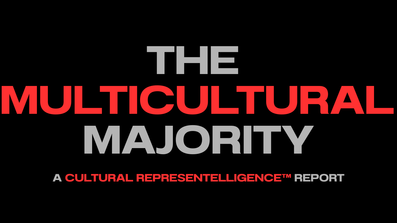 Title graphic for The Multicultural Majority, a Cultural Representelligence™ report by THE CULTURE CONNEXTION™.