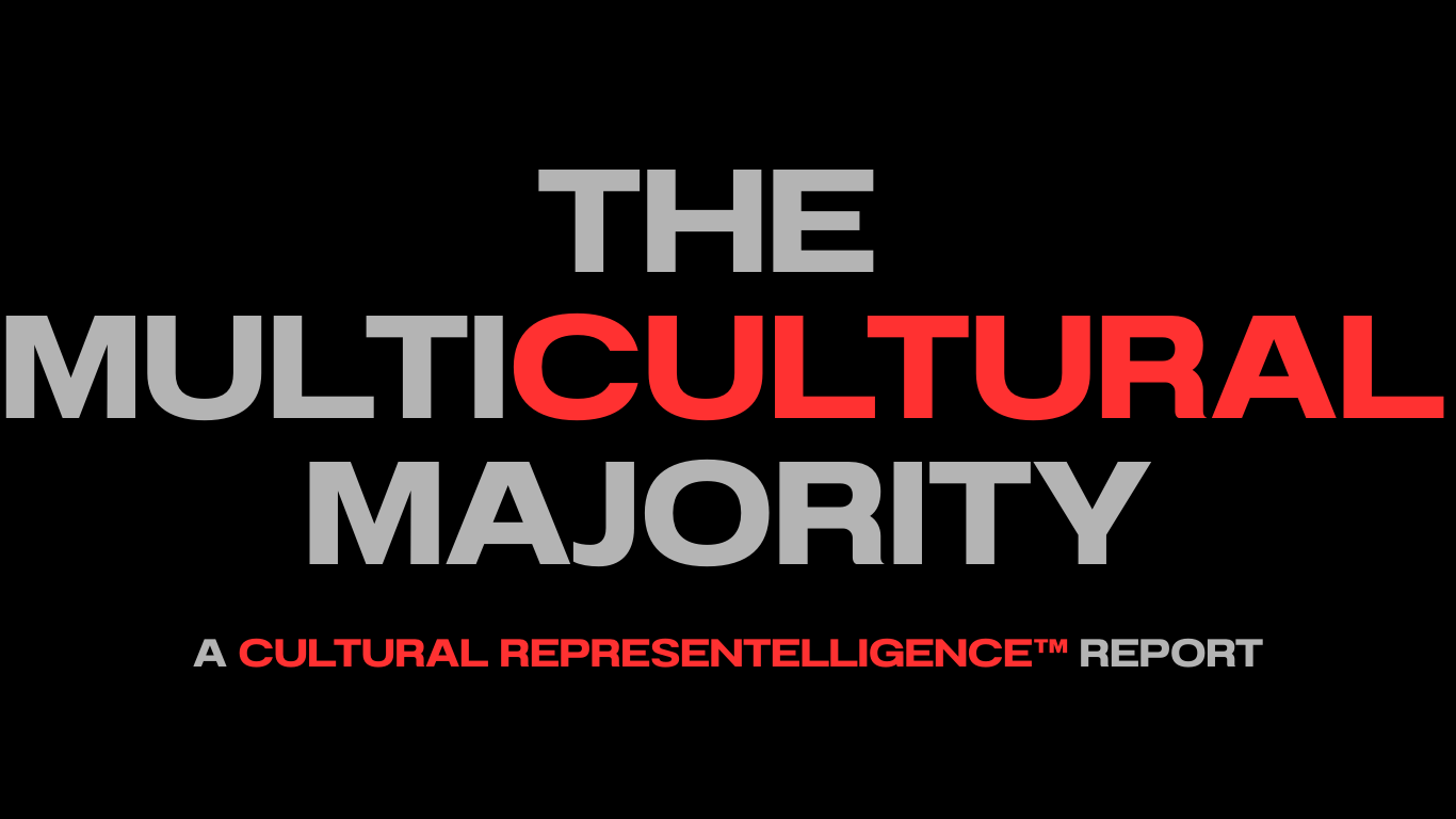 Title graphic for The Multicultural Majority, a Cultural Representelligence™ report by THE CULTURE CONNEXTION™.