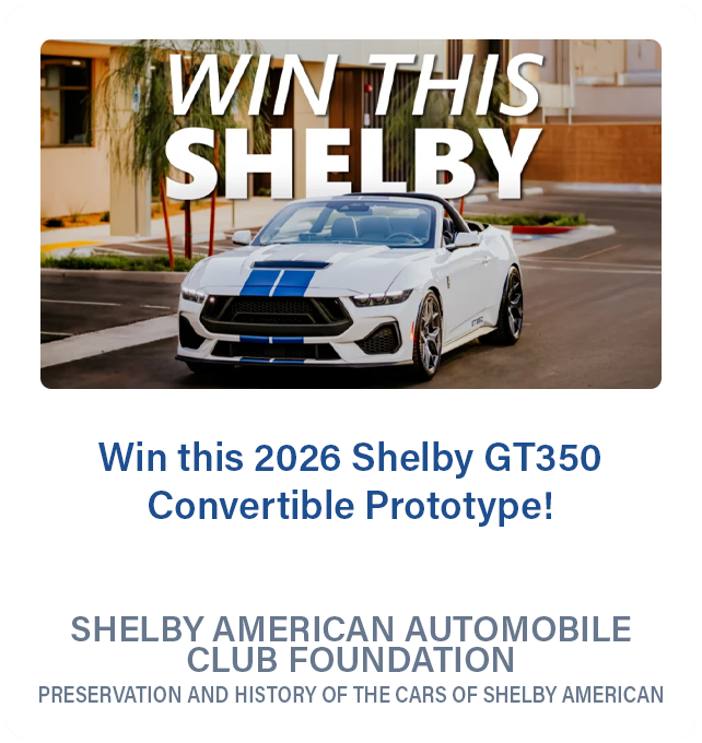 SAAC 2026 GT350 Convertible