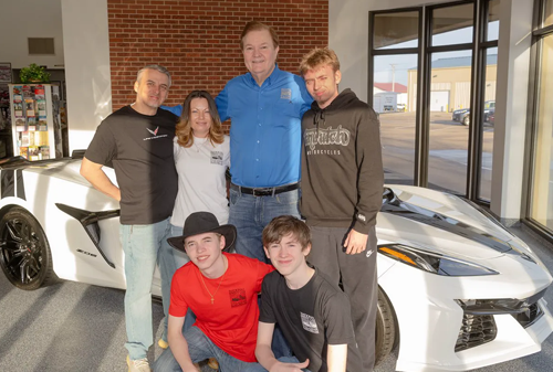 sprint car hall of fame corvette winner