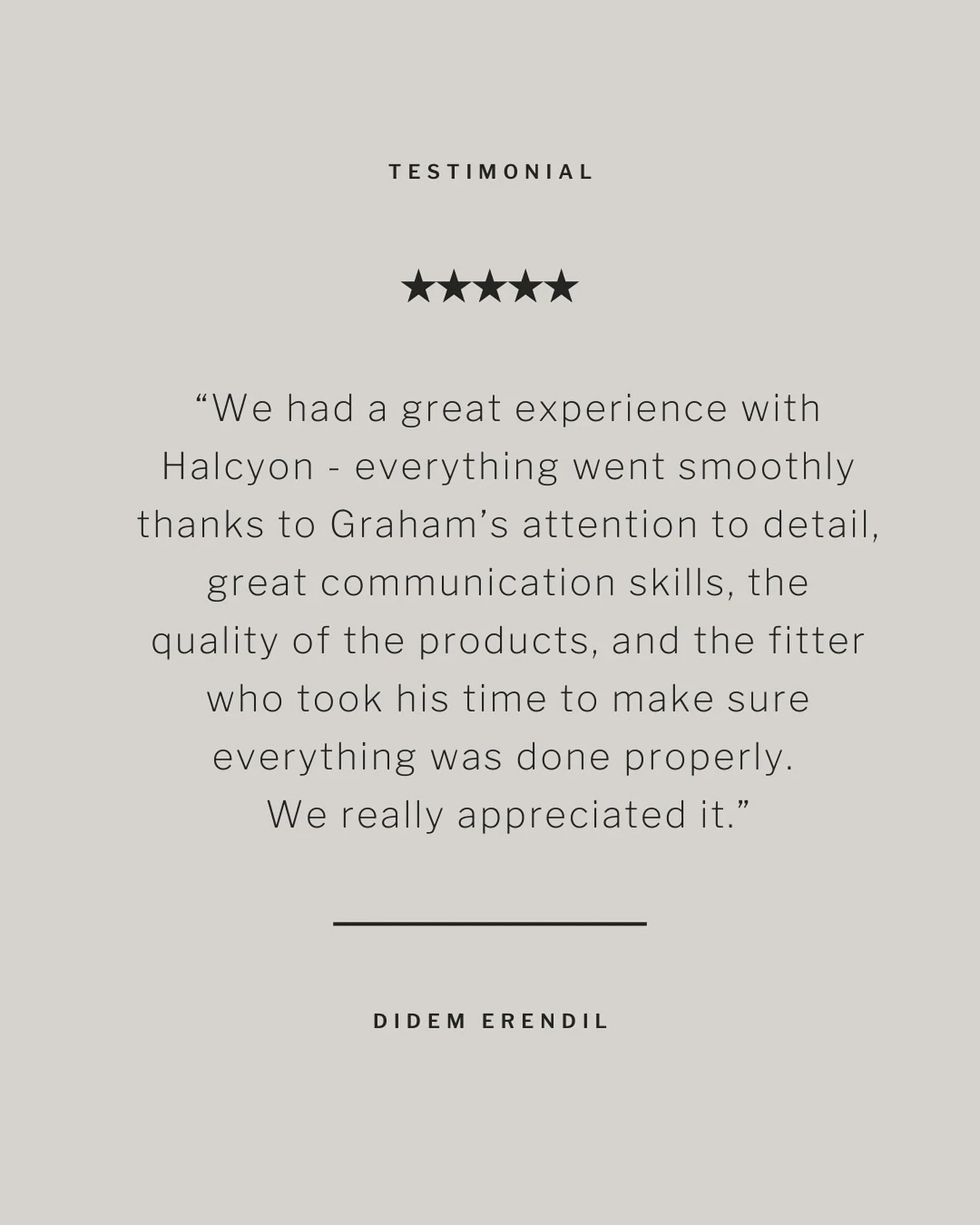 There are some words we yearn to hear, and they are; ��FIVE. 👏🏻

STAR. 👏🏻

REVIEW. 👏🏻

It&rsquo;s why we go above and beyond to make sure our clients are happy and well cared for, because for us that really is all that matters. 

Well done @gra