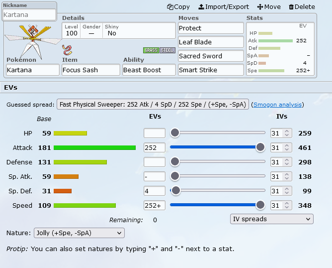 Kartana type, strengths, weaknesses, evolutions, moves, and stats -  PokéStop.io