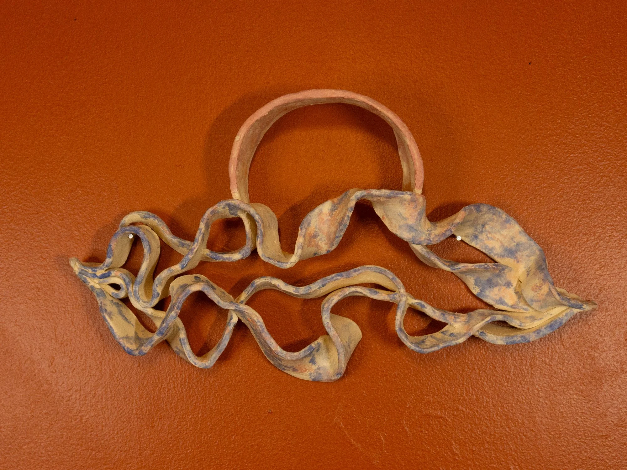 Impression, rising sun-2025-Mobius Wall Sculpture-9"HX15"WX2"D