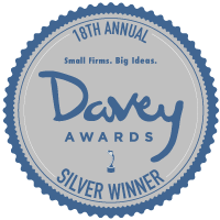 Davey Awards badge - Silver