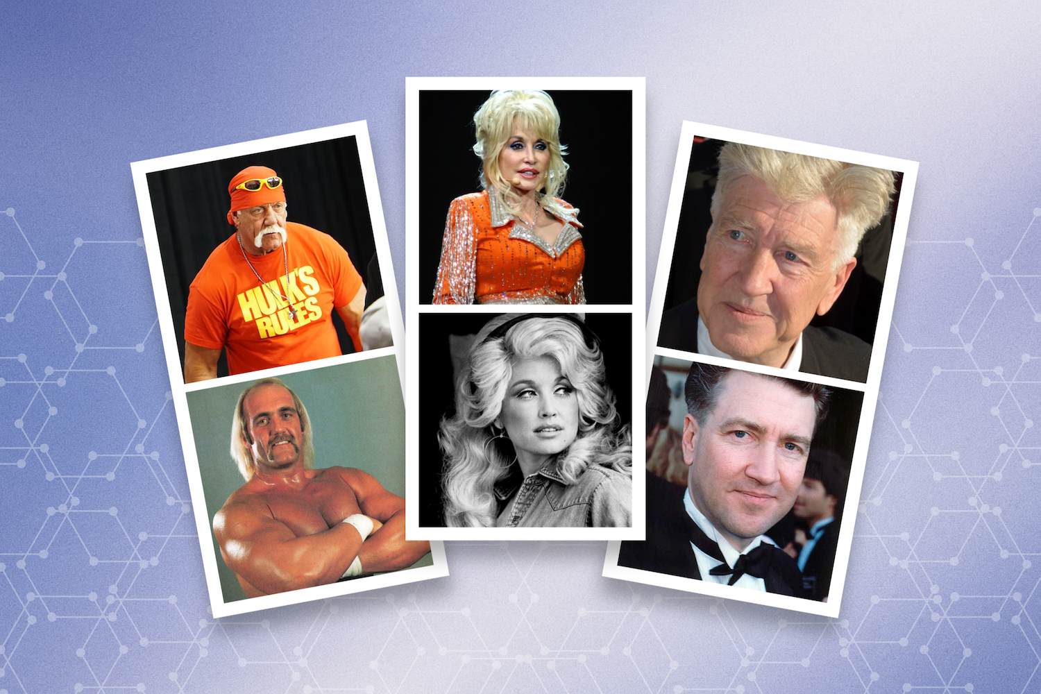 Collection of celebrity photos from Wikipedia