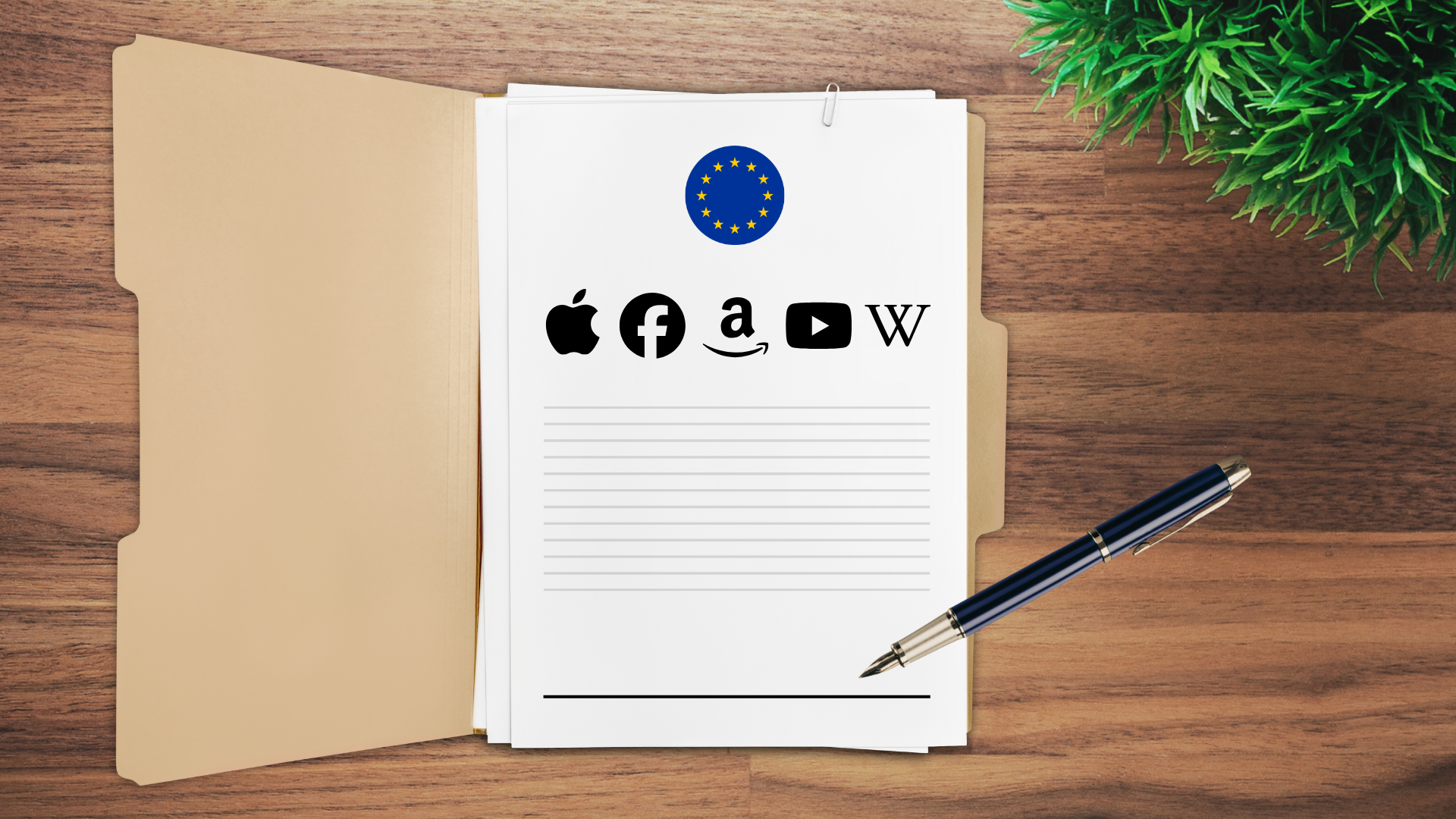 A mockup of the Digital Services Act