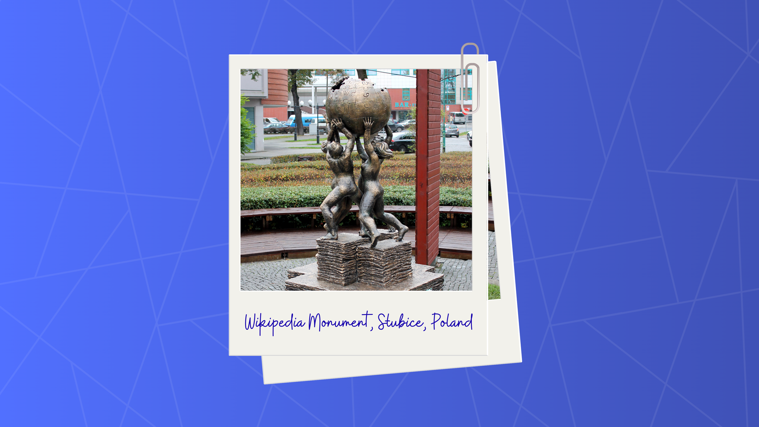 Mihran Hakobyan's sculpture 'Pomnik Wikipedii'