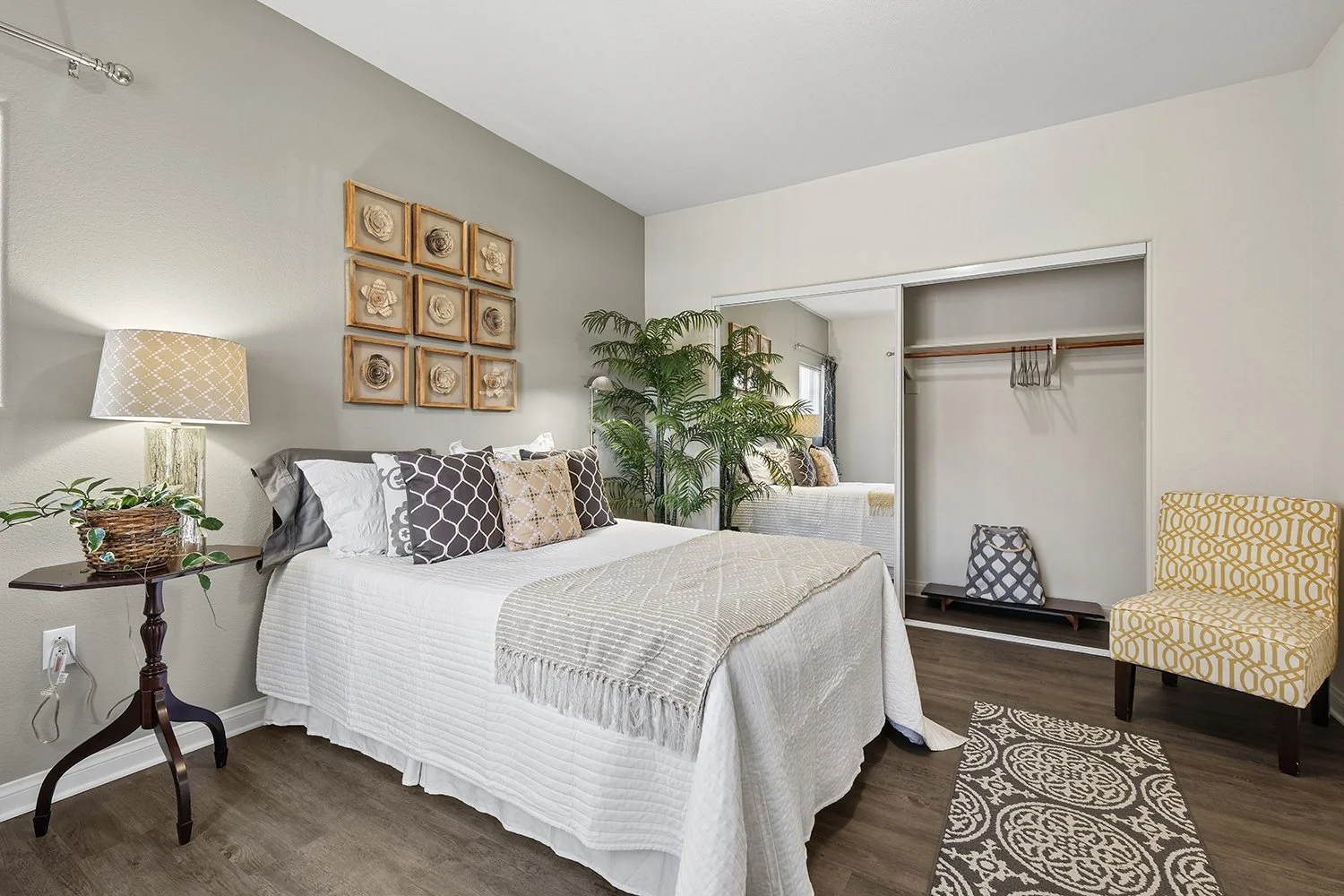 Primary Bedroom in Crescent Heights Model
