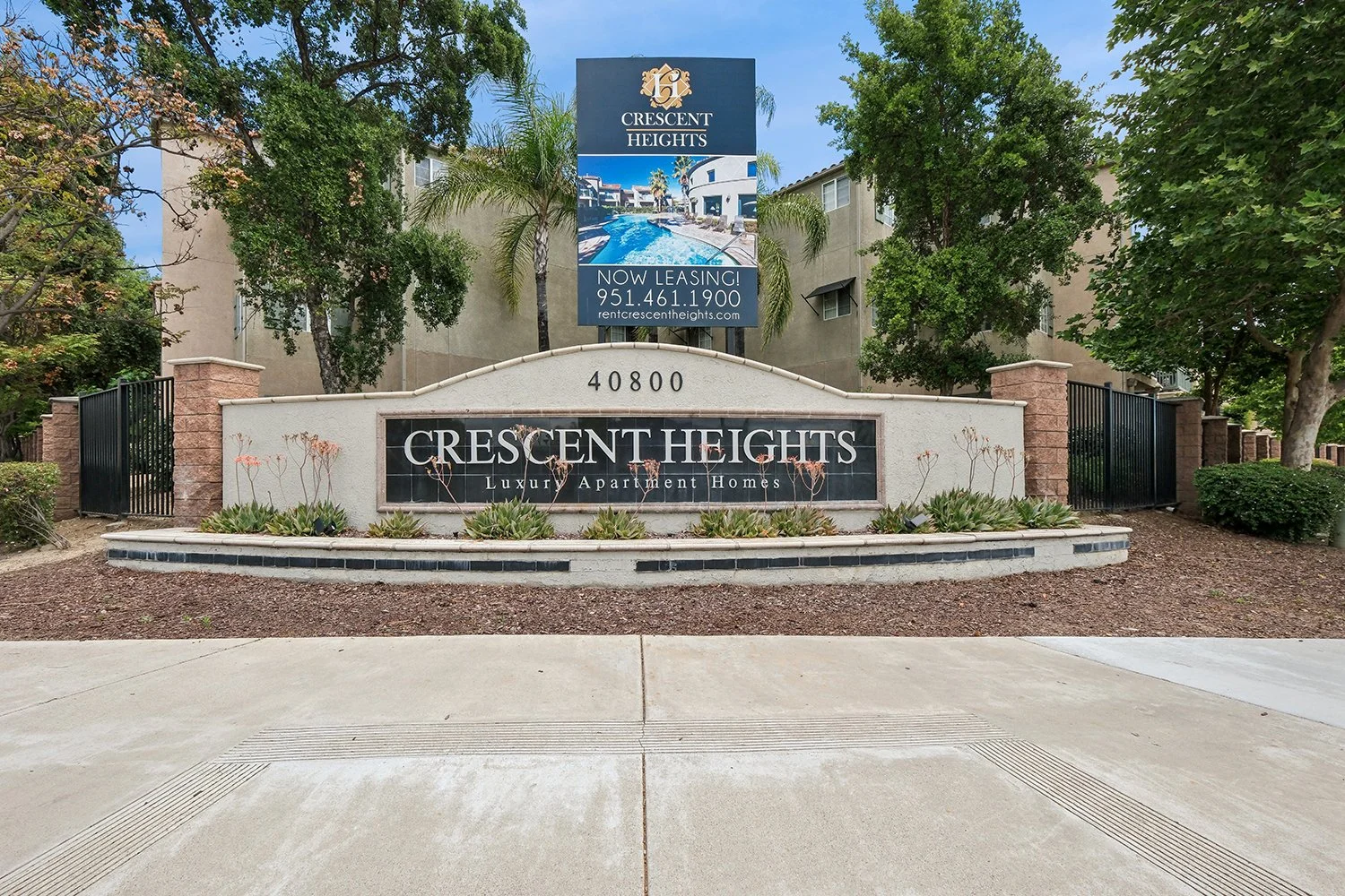Crescent Heights Property Entrance