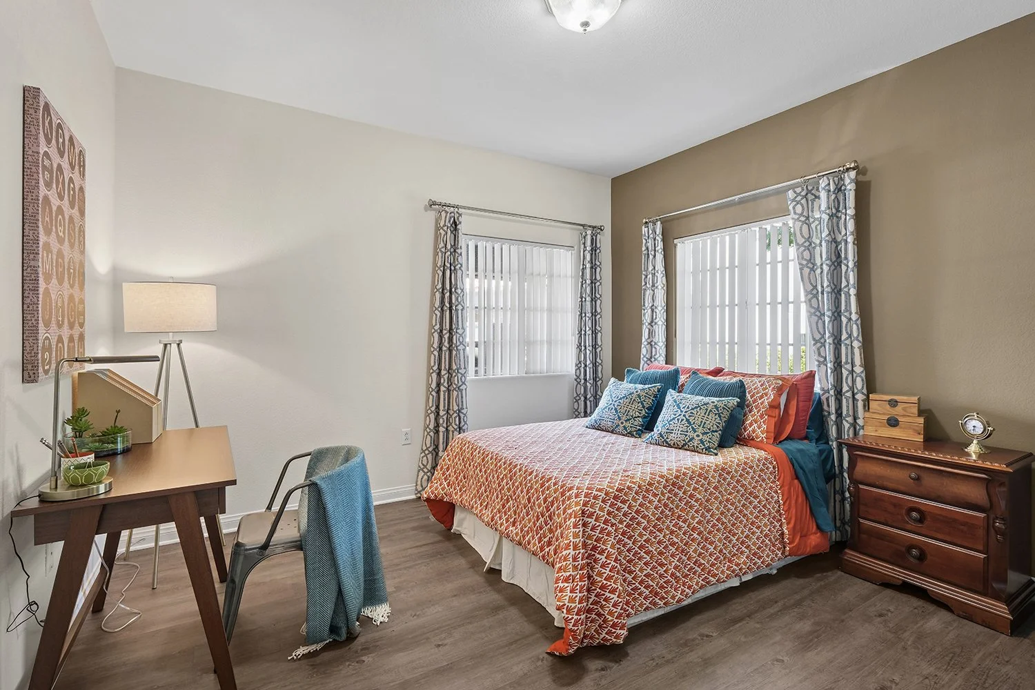 Second Bedroom in Crescent Heights Model Unit