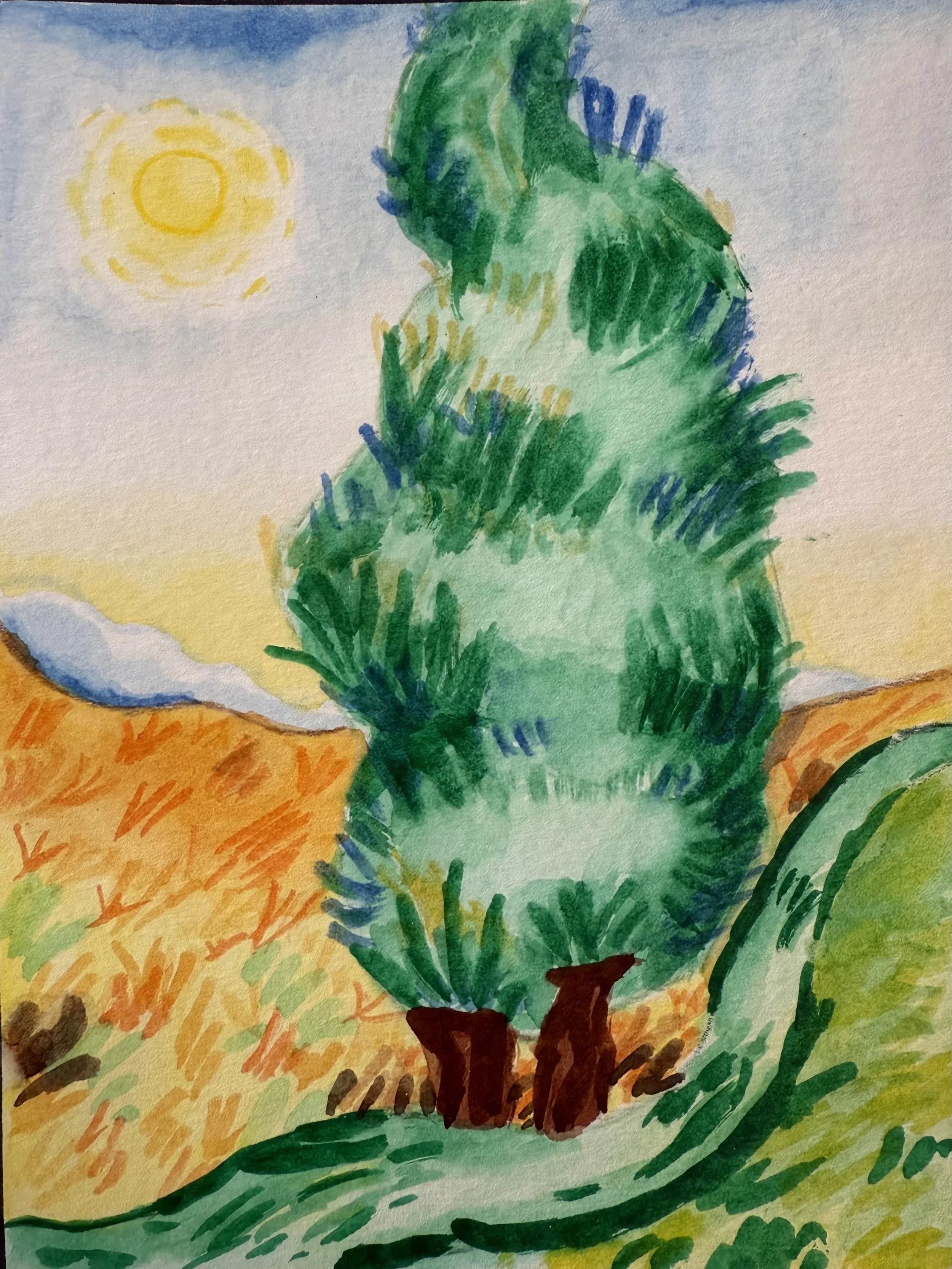 Watercolor, Age 11