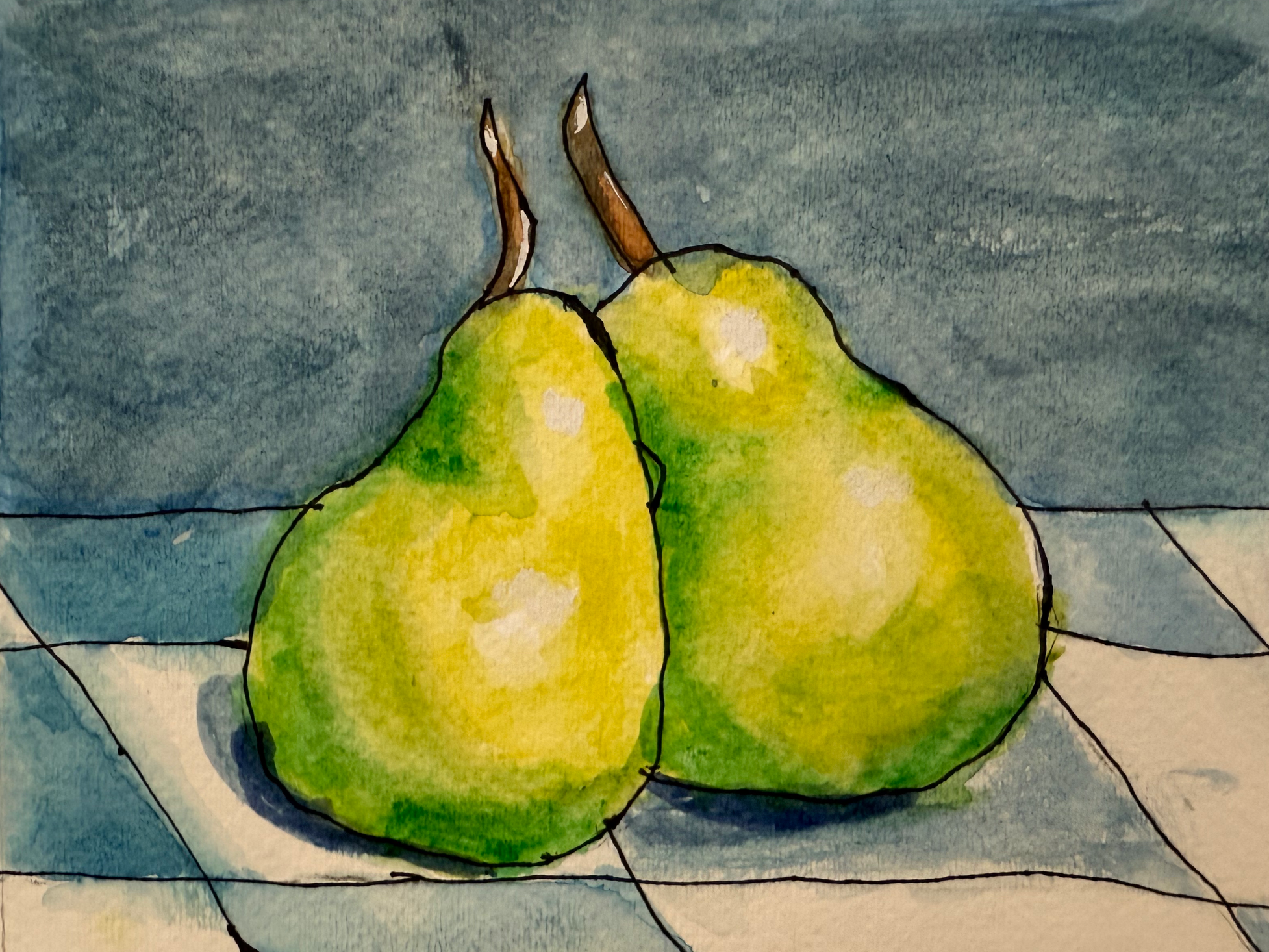 Watercolor, Age 7