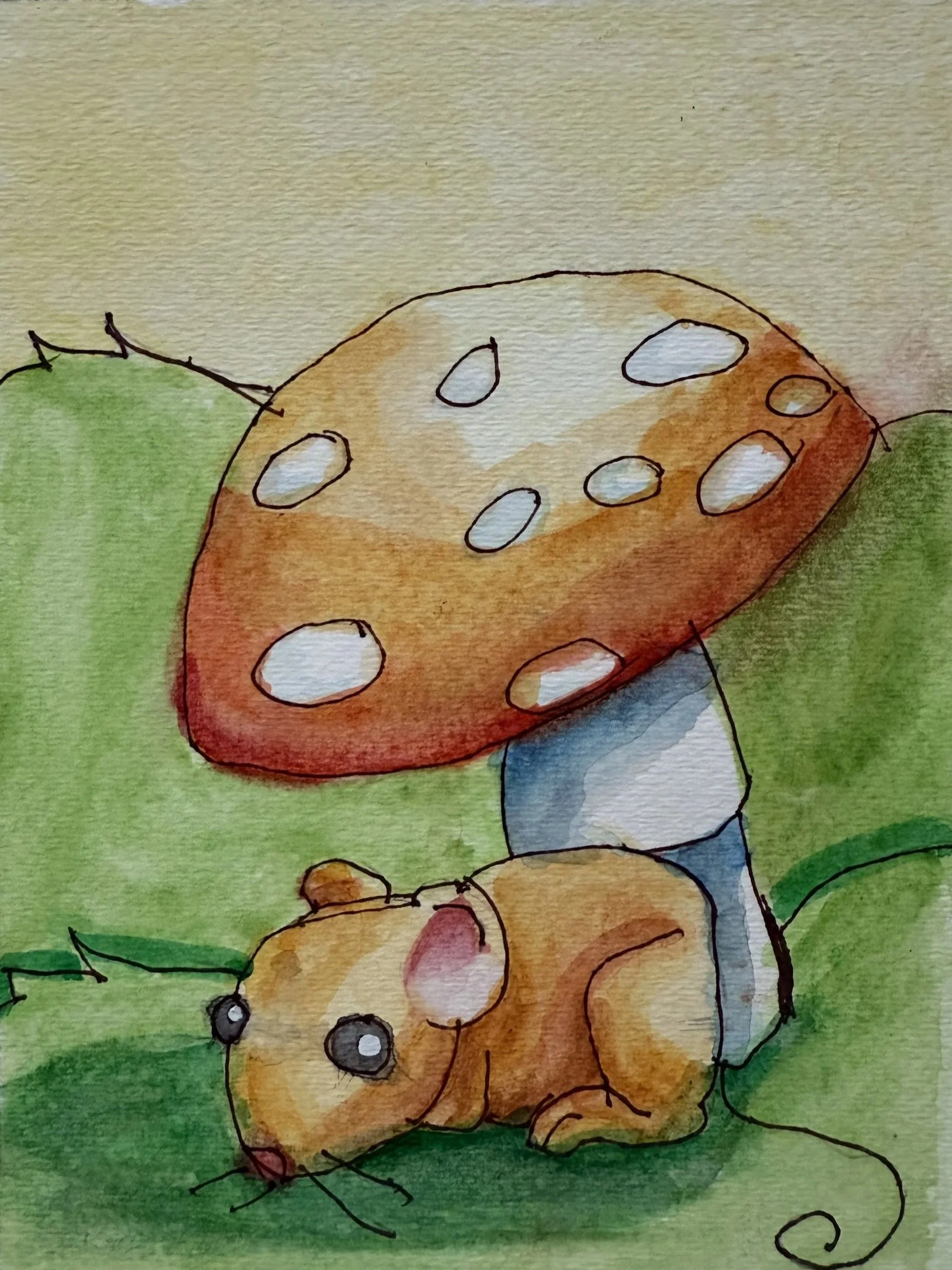 Watercolor, Age 8