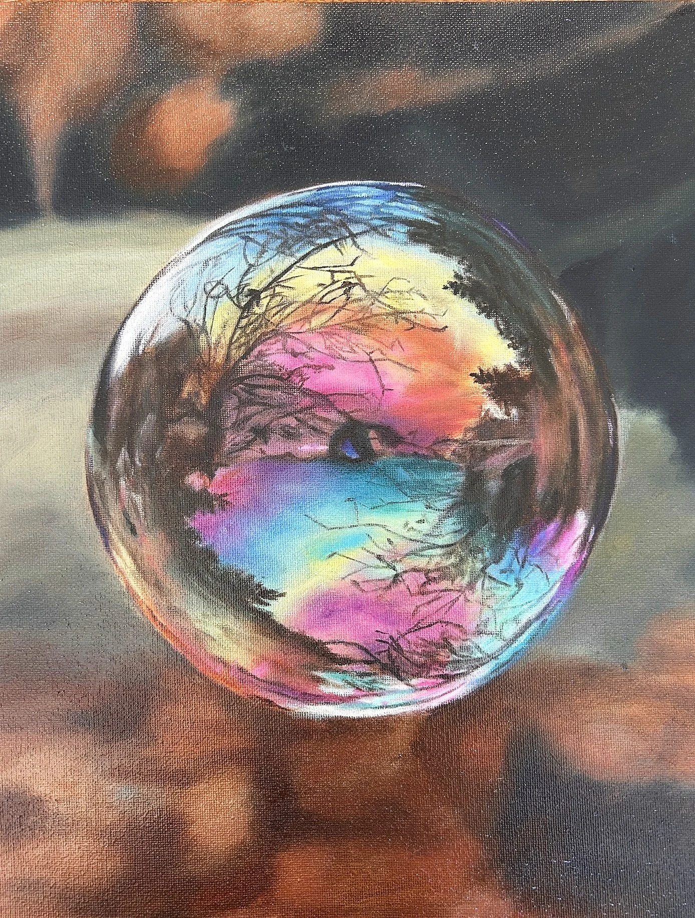 Age 17, Acrylic & Oil